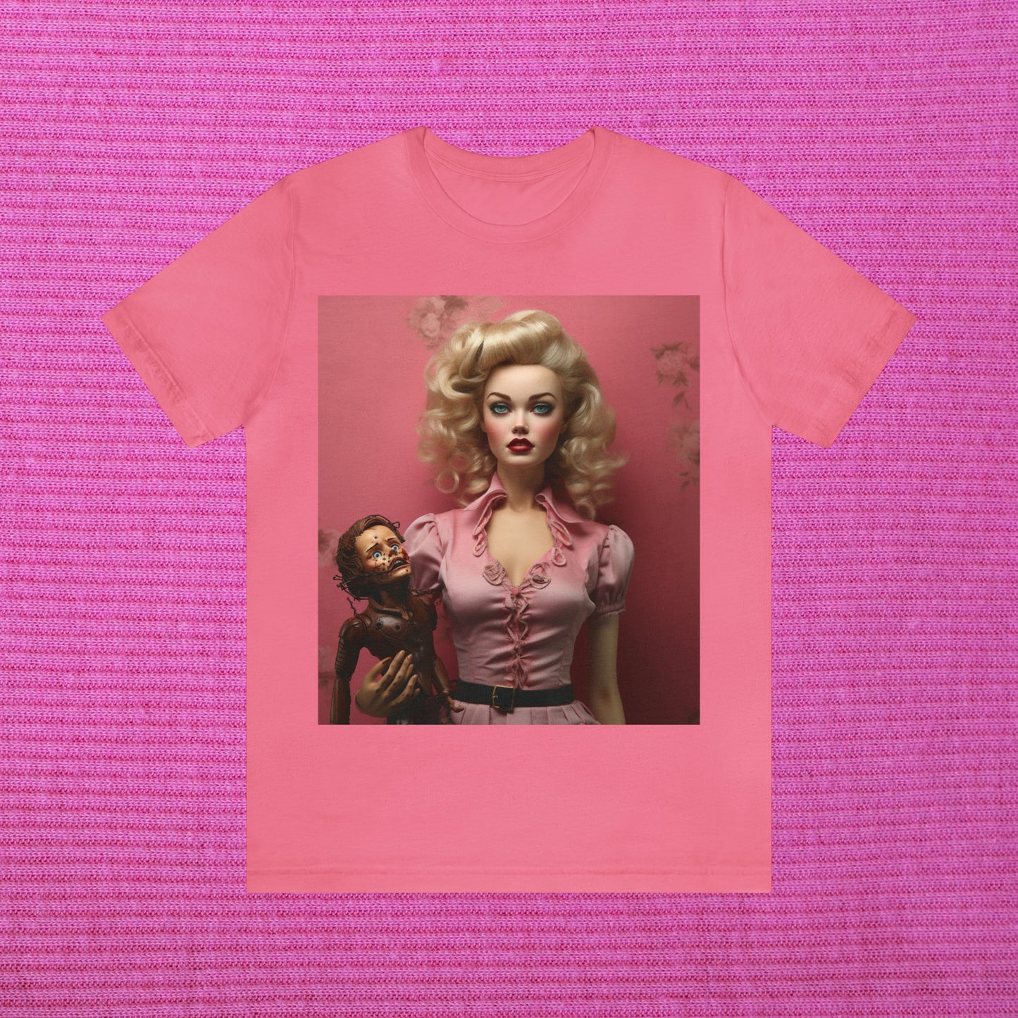 Bad Barbie Doll Unisex Jersey Short Sleeve Tee