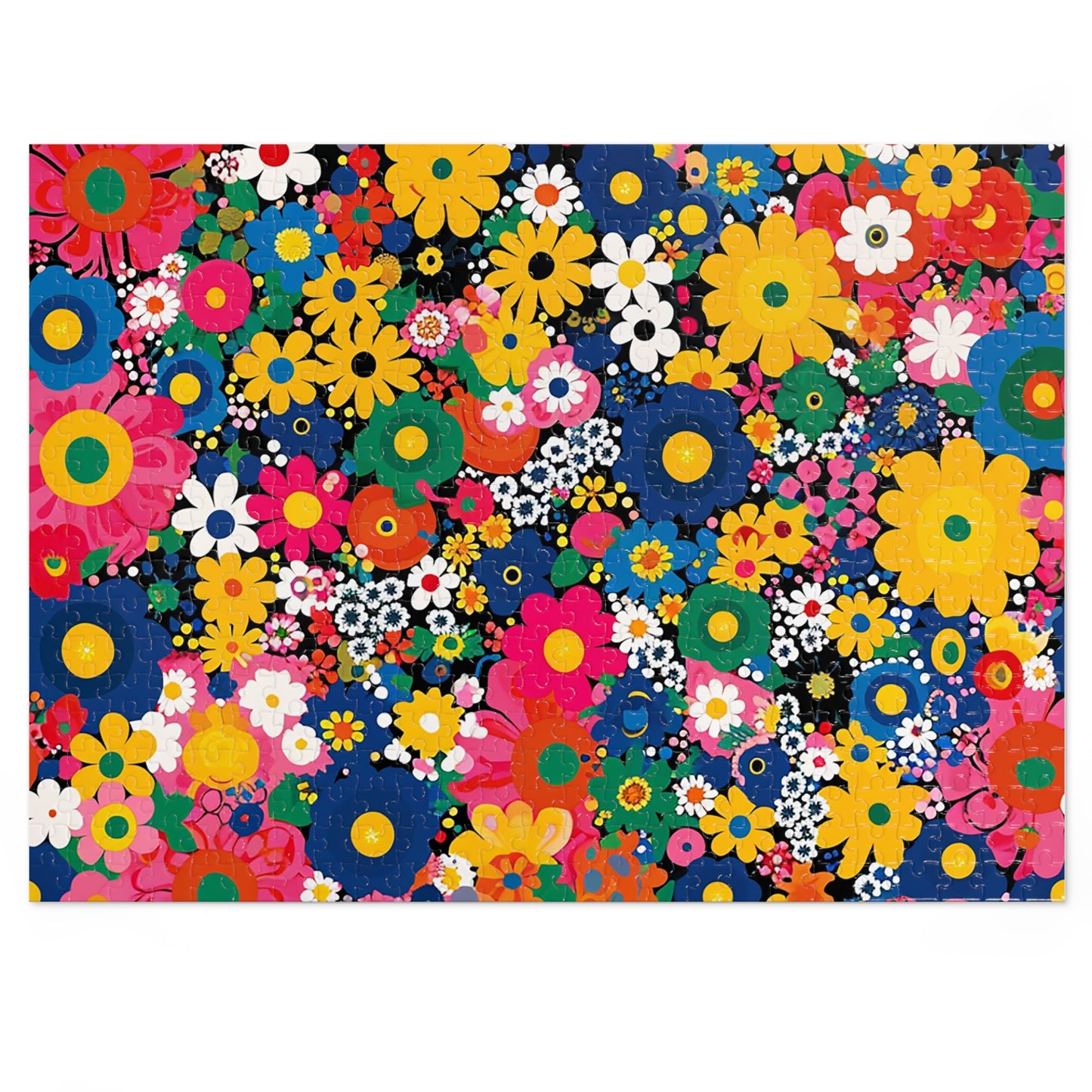 Kazumasa Nagai Style Floral Pattern Jigsaw Puzzle (30, 110, 252, 500,1000-Piece)