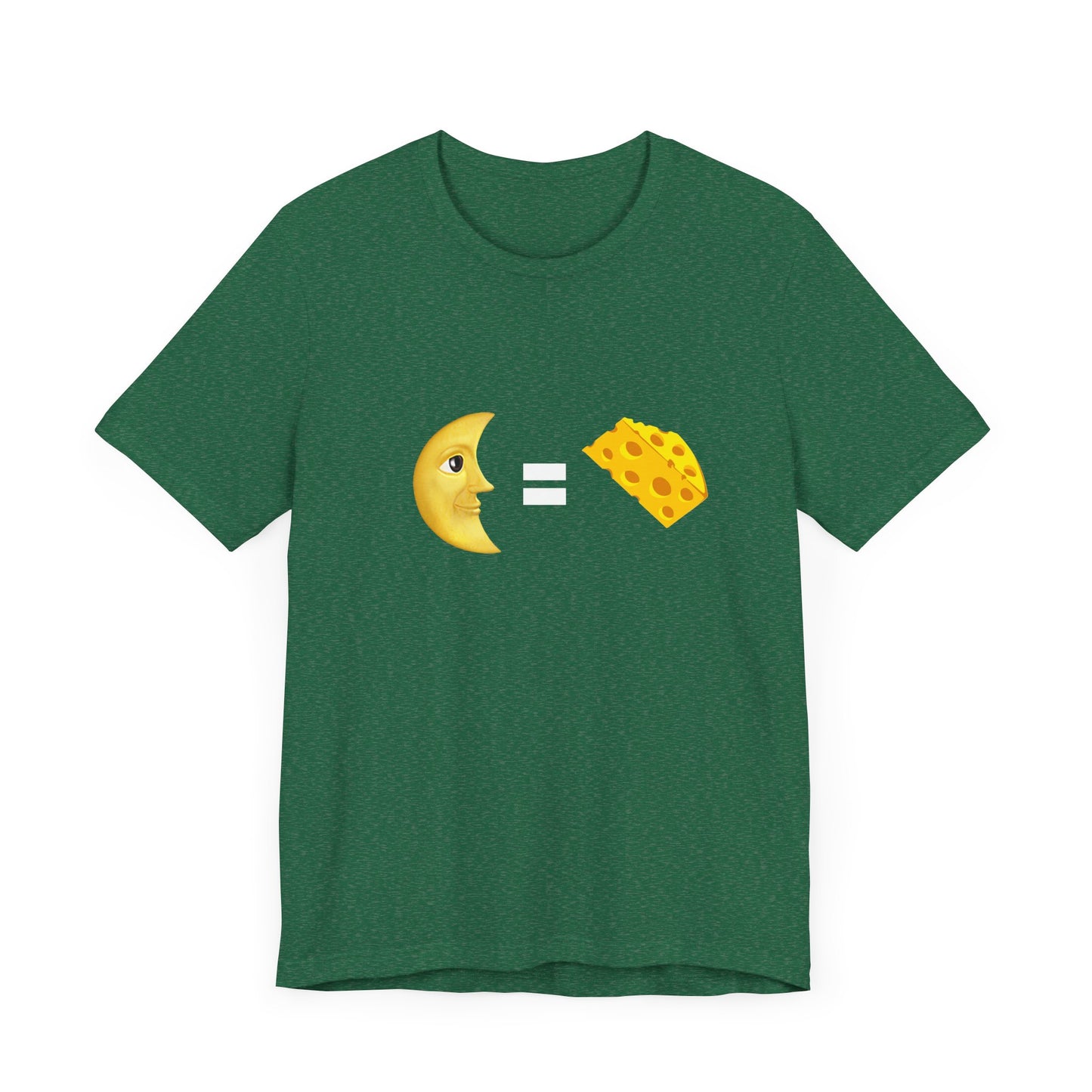 Moon = Cheese Unisex Jersey Tee
