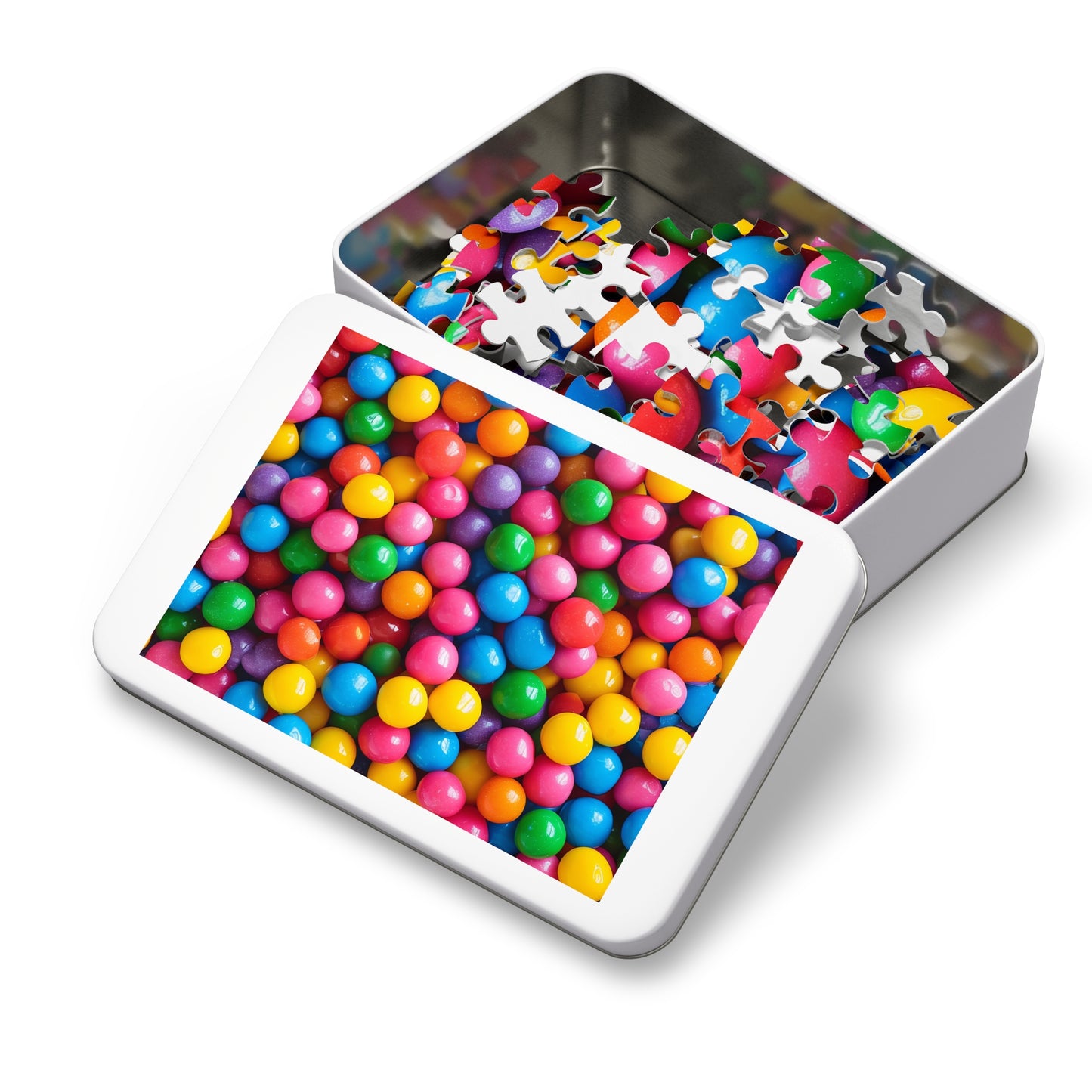 Colorful Gumballs Jigsaw Puzzle (30, 110, 252, 500,1000-Piece)