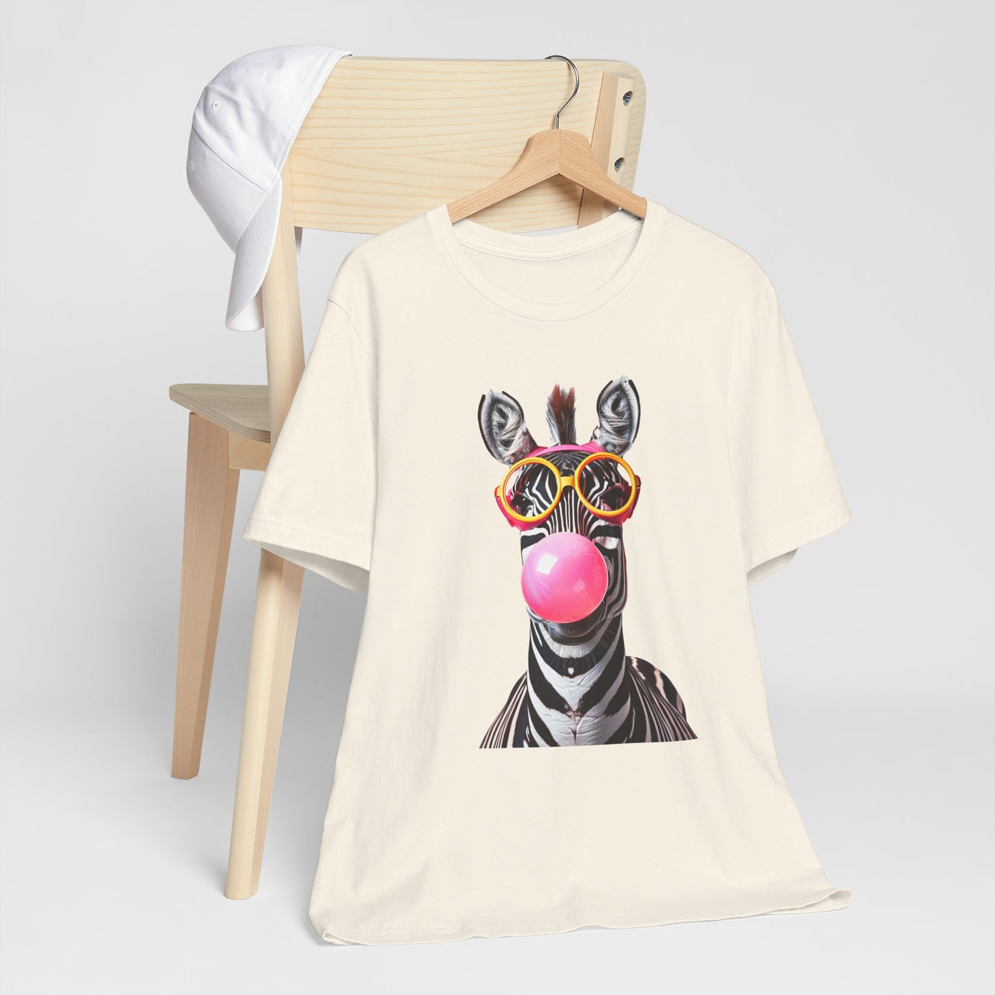 Bubblegum Zebra! Unisex Jersey Short Sleeve Tee