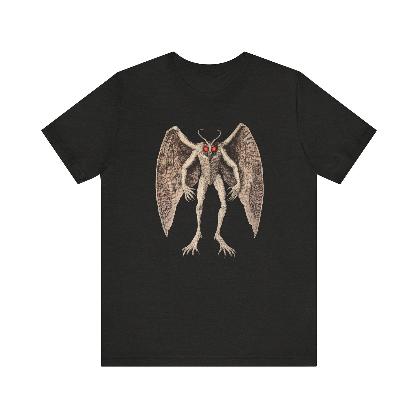 Mothman Unisex Jersey Tee - Paranormal Graphic T-Shirt