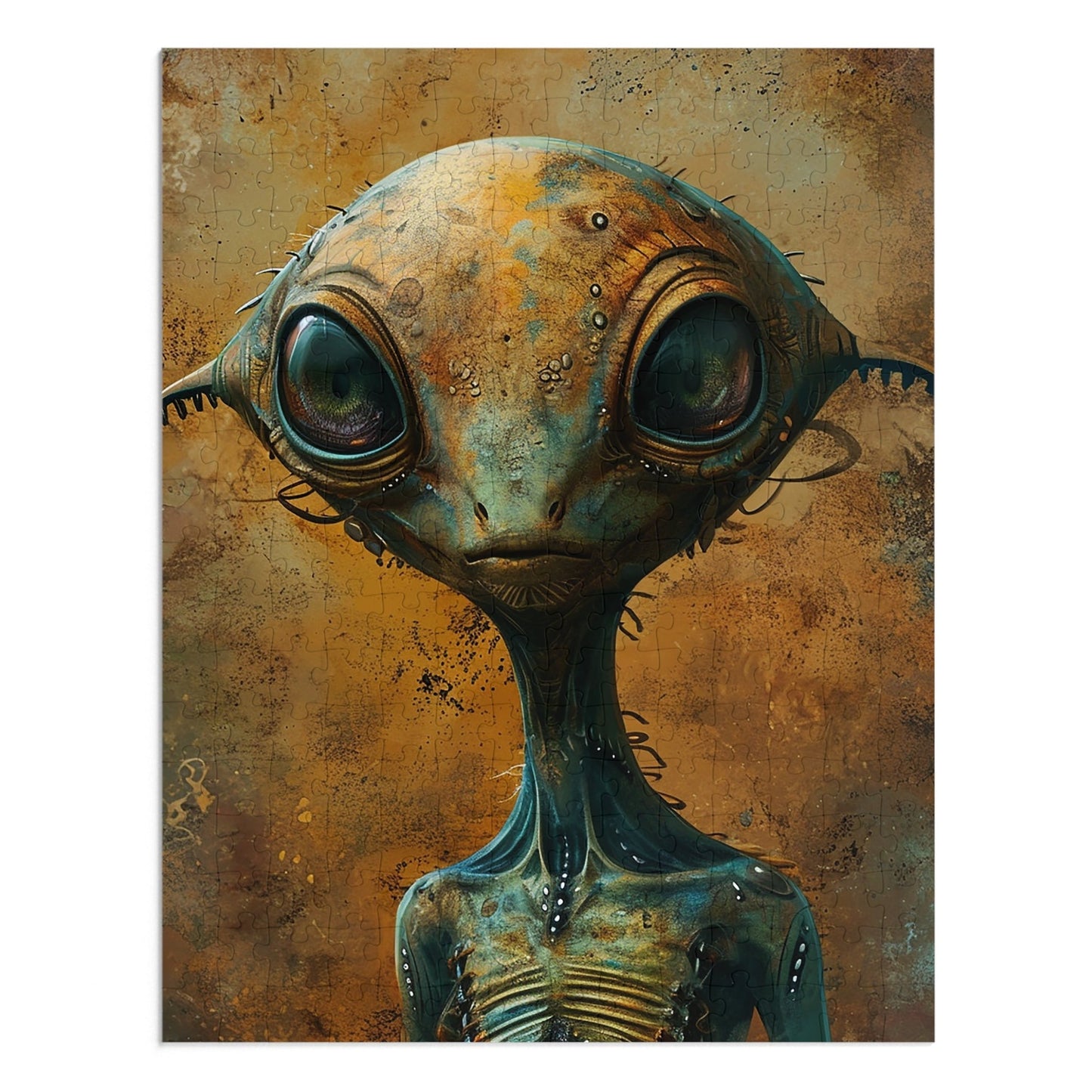 Aging Alien Jigsaw Puzzle (30, 110, 252, 500,1000-Piece)