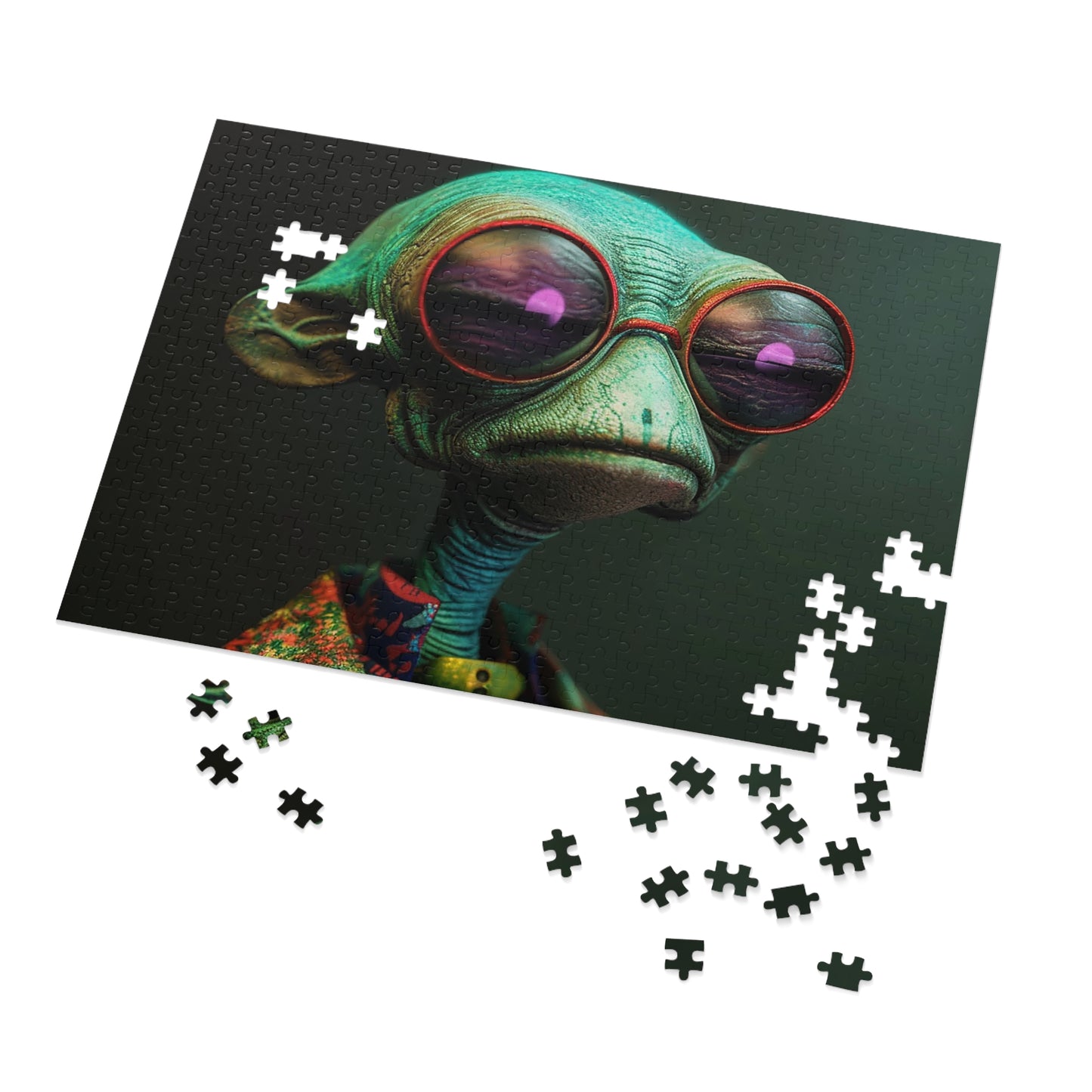 Cool Alien Jigsaw Puzzle (30, 110, 252, 500,1000-Piece)