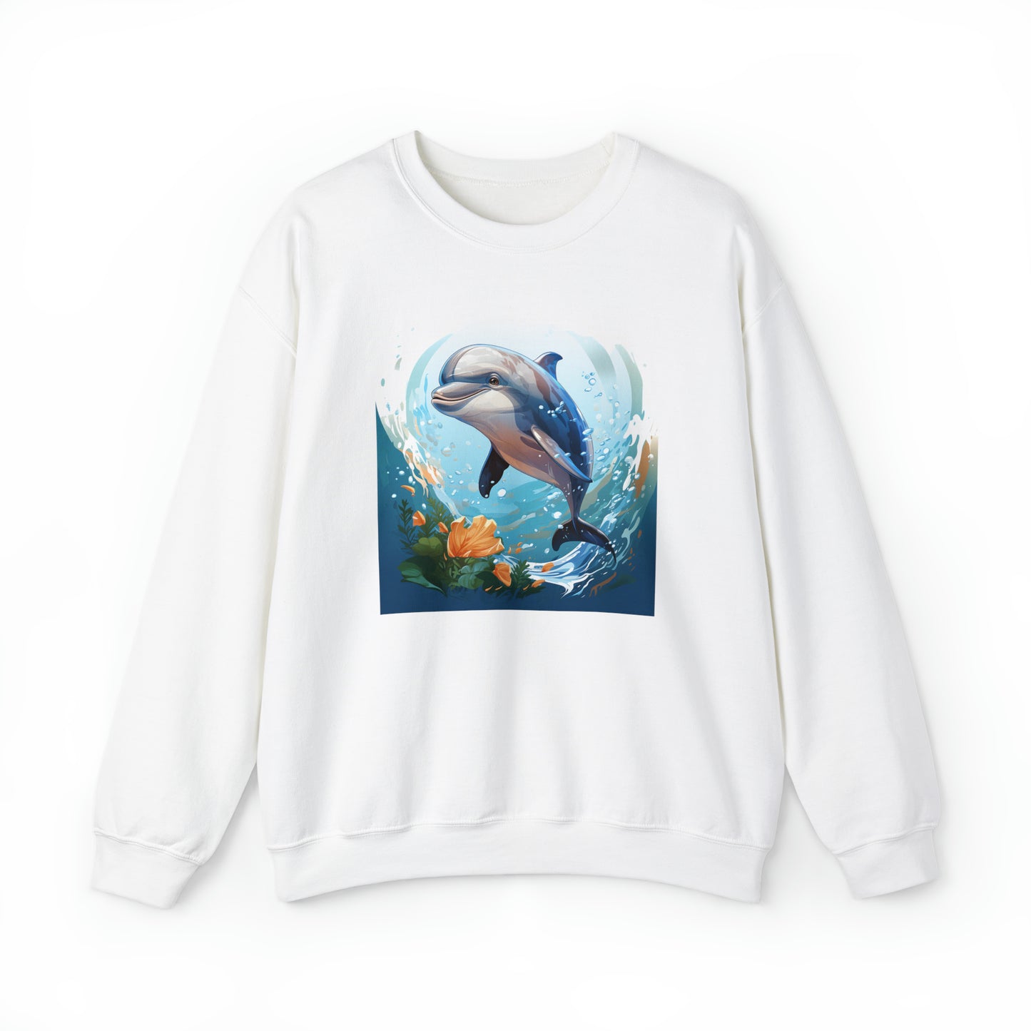 The Malloy Dolphin Collection Unisex Heavy Blend™ Crewneck Sweatshirt