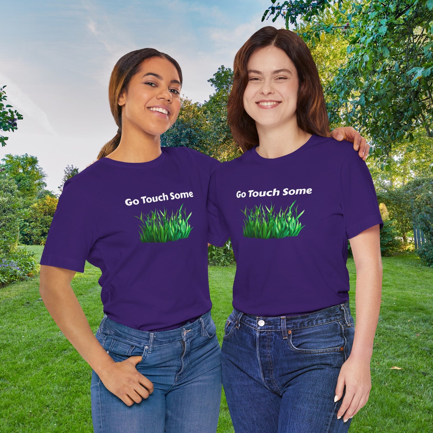 Go Touch Some Grass Unisex Jersey Short Sleeve Tee