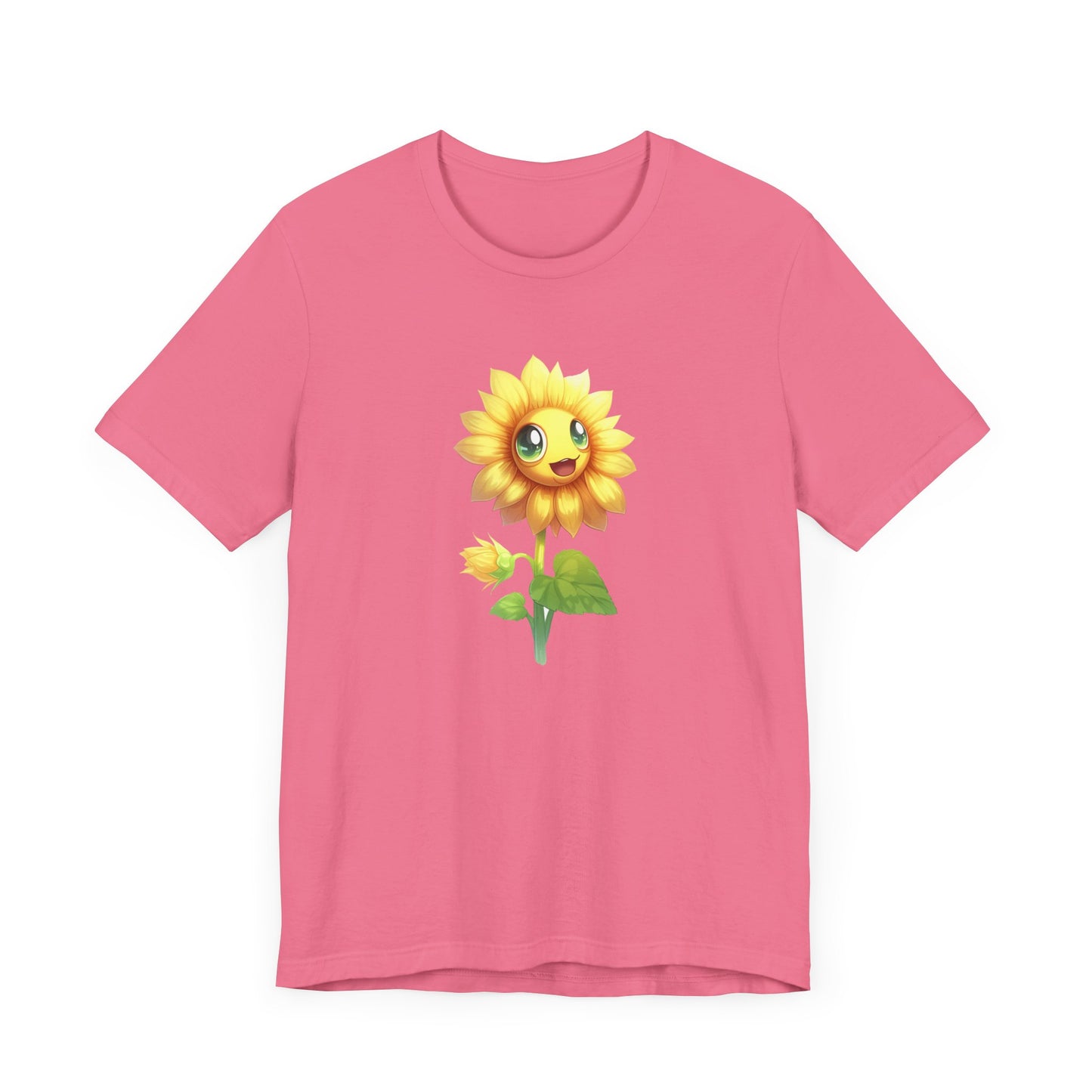 Sweet Smiling Sunflower Unisex Jersey Short Sleeve Tee