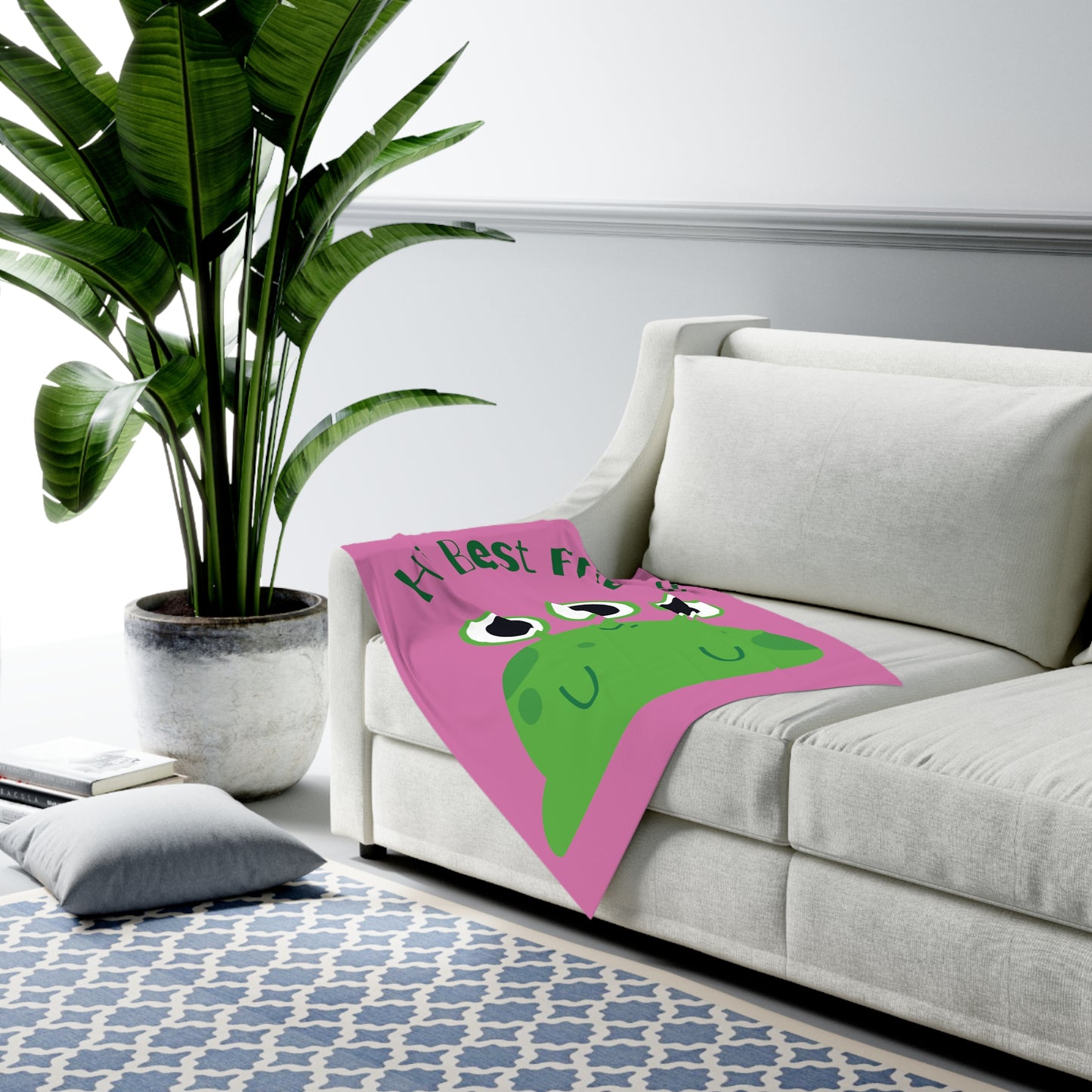 Hi Best Friend Baby Swaddle Blanket