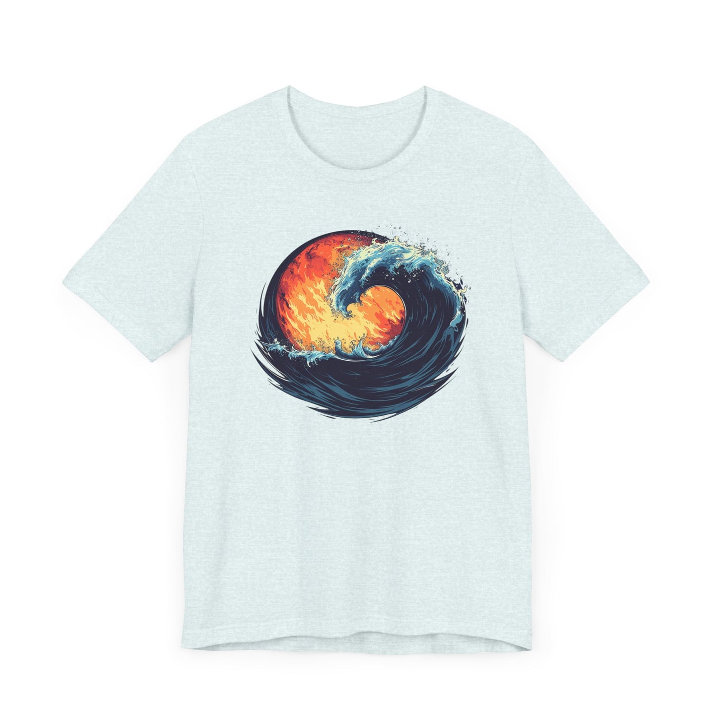 Ocean Fire Unisex Jersey Short Sleeve Tee