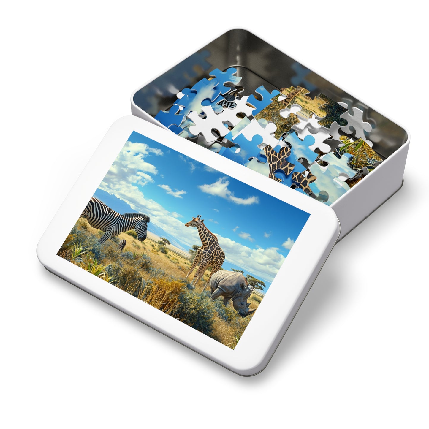 Safari Jigsaw Puzzle (30, 110, 252, 500,1000-Piece)