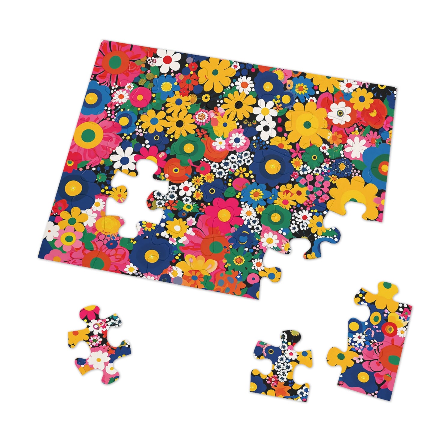 Kazumasa Nagai Style Floral Pattern Jigsaw Puzzle (30, 110, 252, 500,1000-Piece)