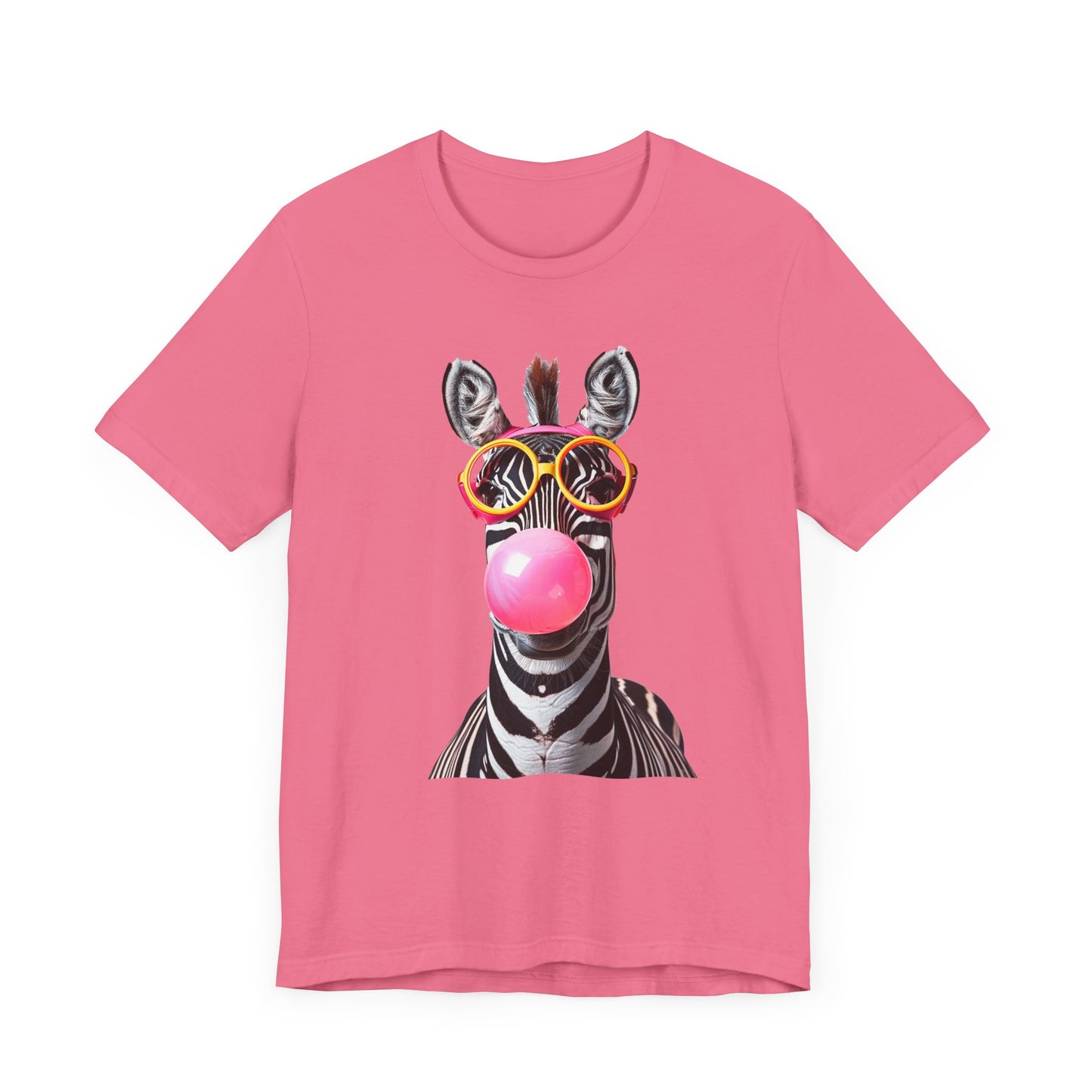 Bubblegum Zebra! Unisex Jersey Short Sleeve Tee