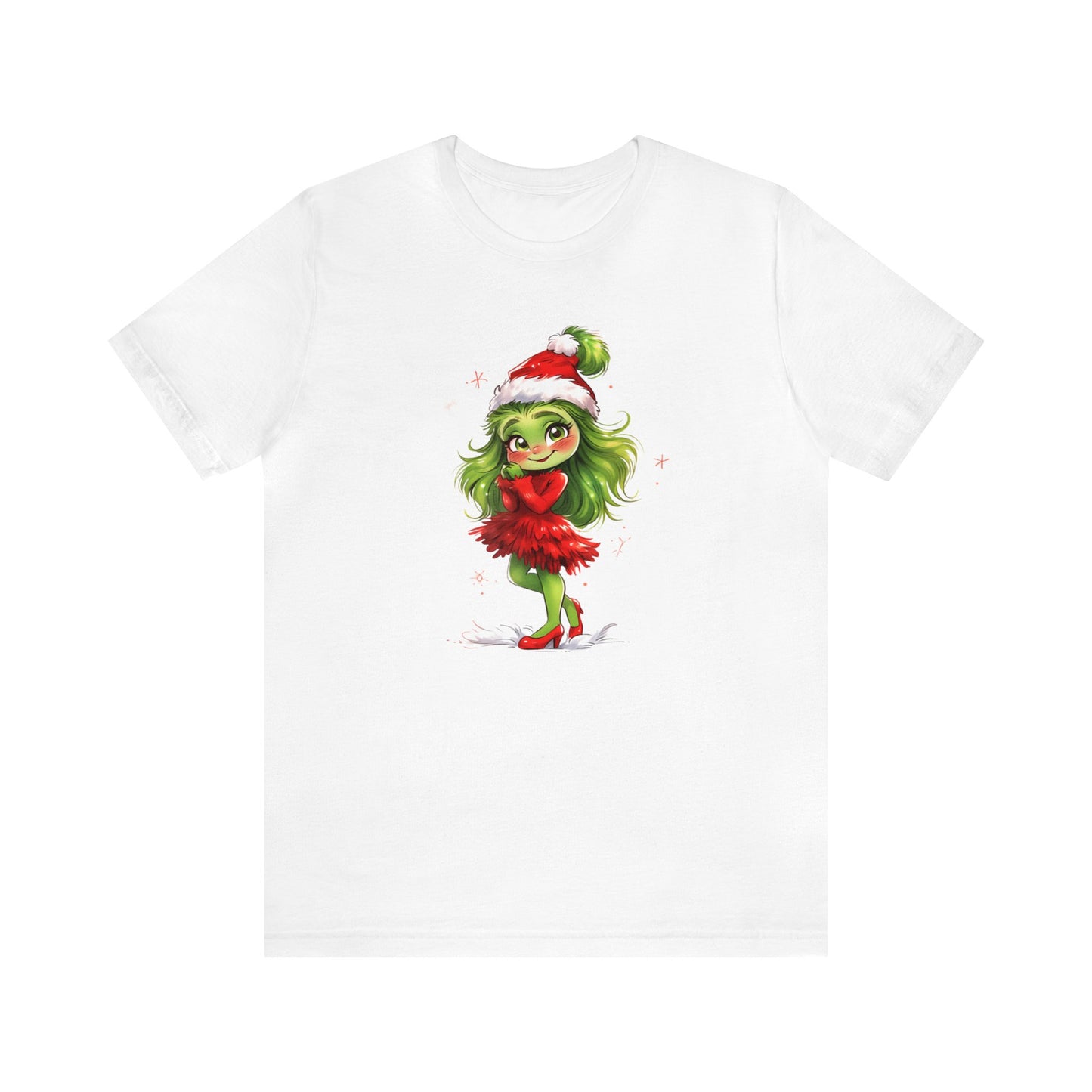 Lady Grinch Unisex Jersey Short Sleeve Tee