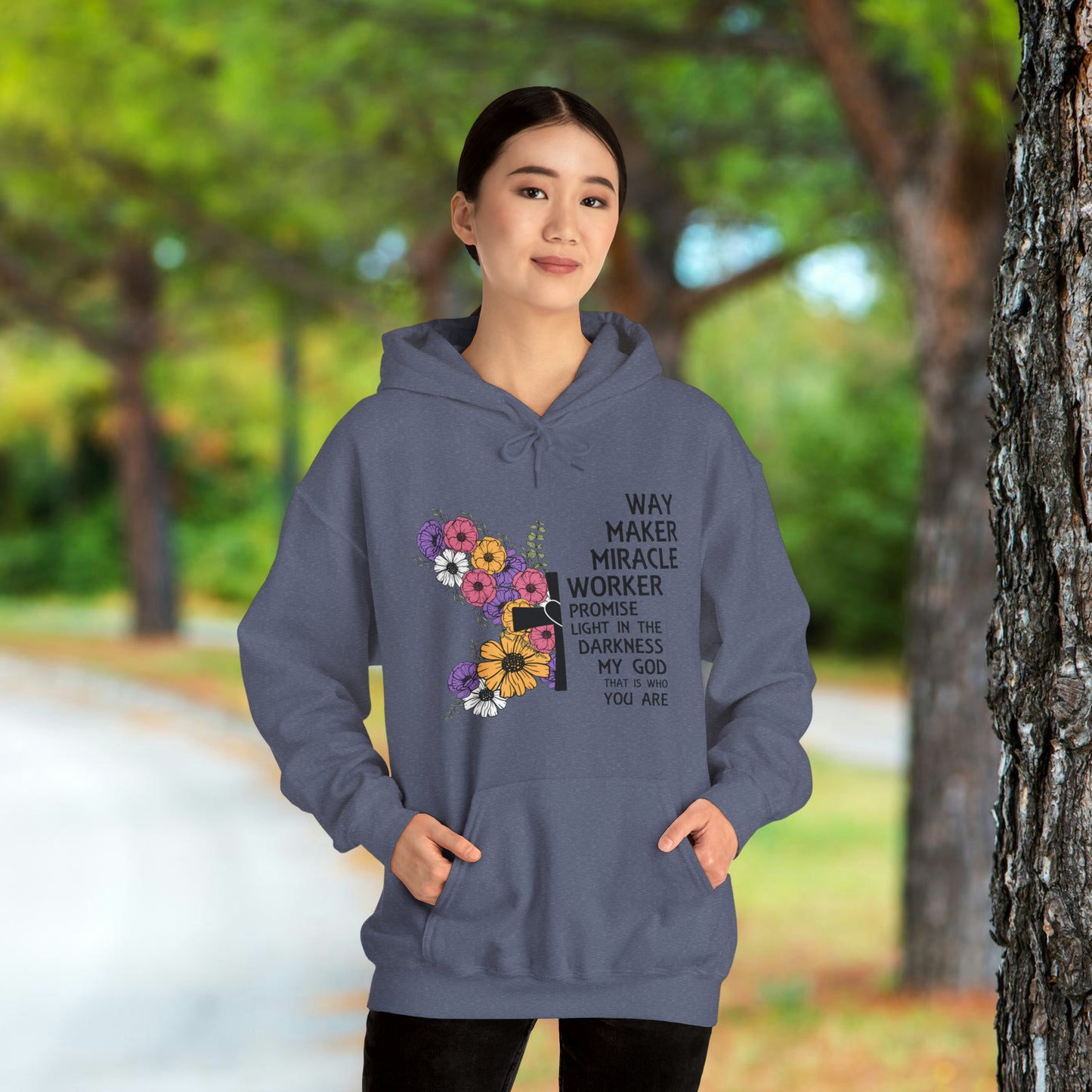 Way Maker Miracle Worker Unisex Heavy Blend™ Hooded Sweatshirt