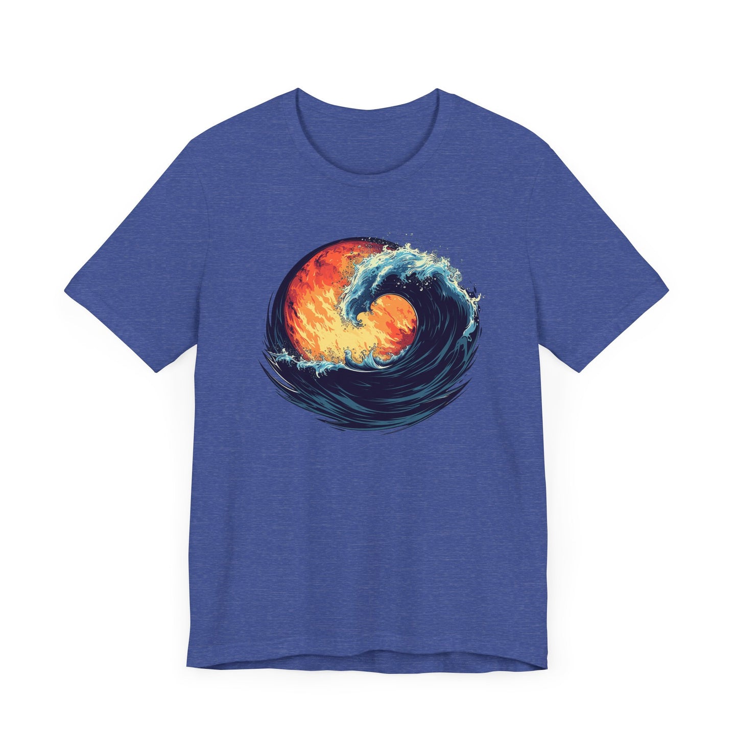 Ocean Fire Unisex Jersey Short Sleeve Tee