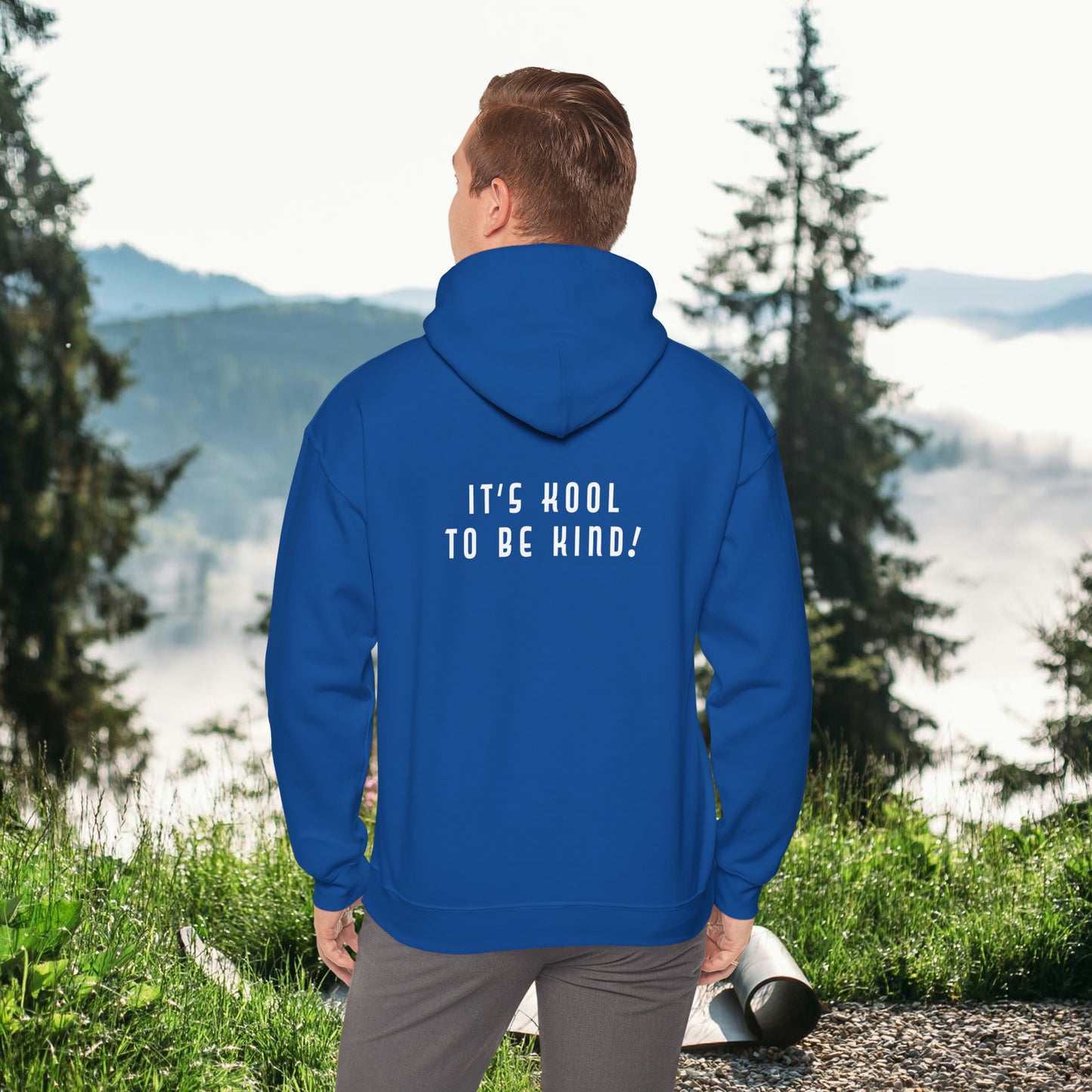 Mean People Suck! It's Kool to Be Kind! Unisex Heavy Blend™ Hooded Sweatshirt