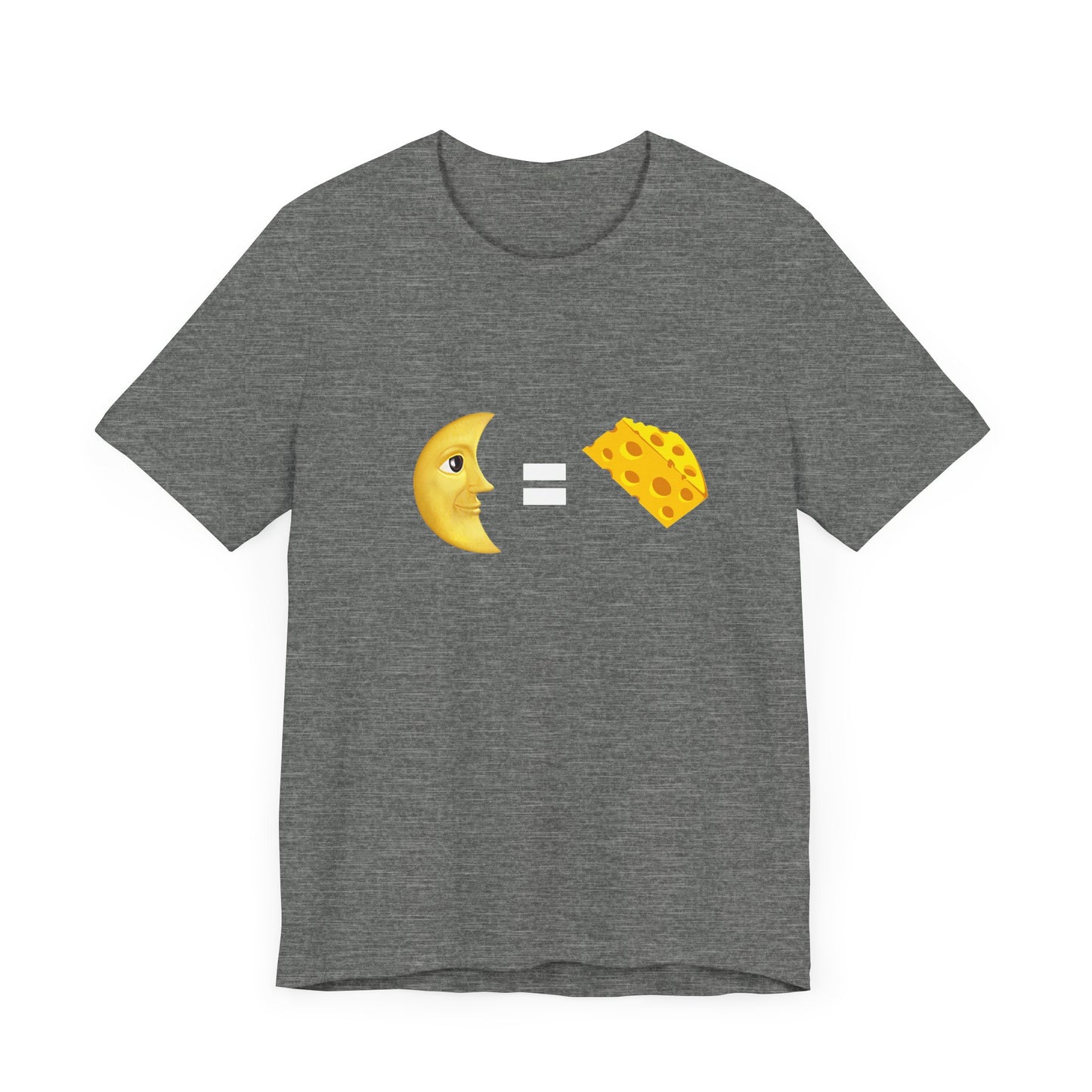 Moon = Cheese Unisex Jersey Tee