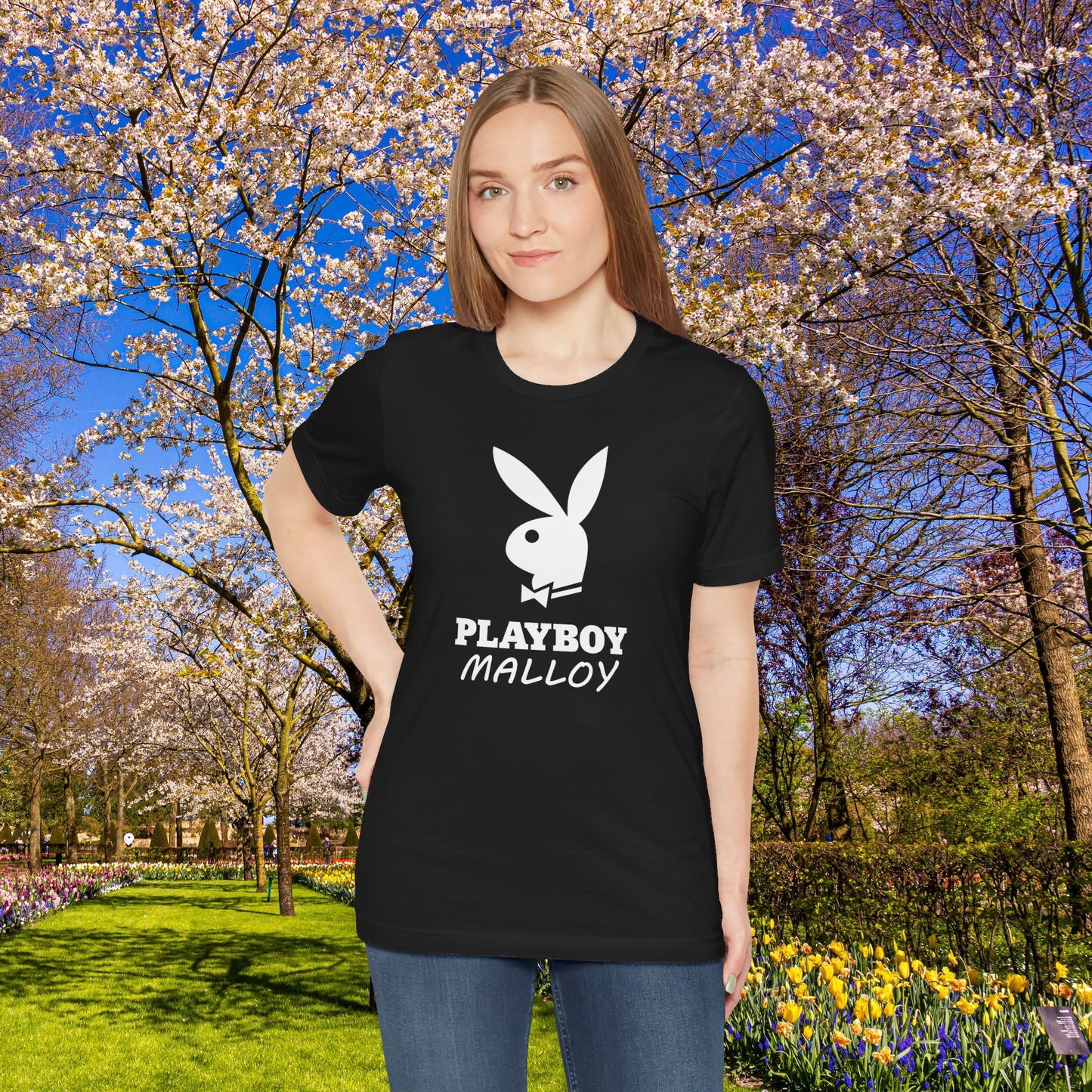 Playboy Malloy Unisex Jersey Short Sleeve Tee