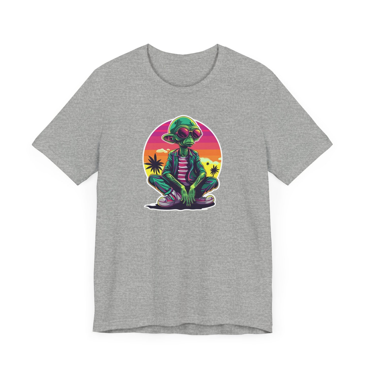 Retro Alien Unisex Jersey Short Sleeve Tee