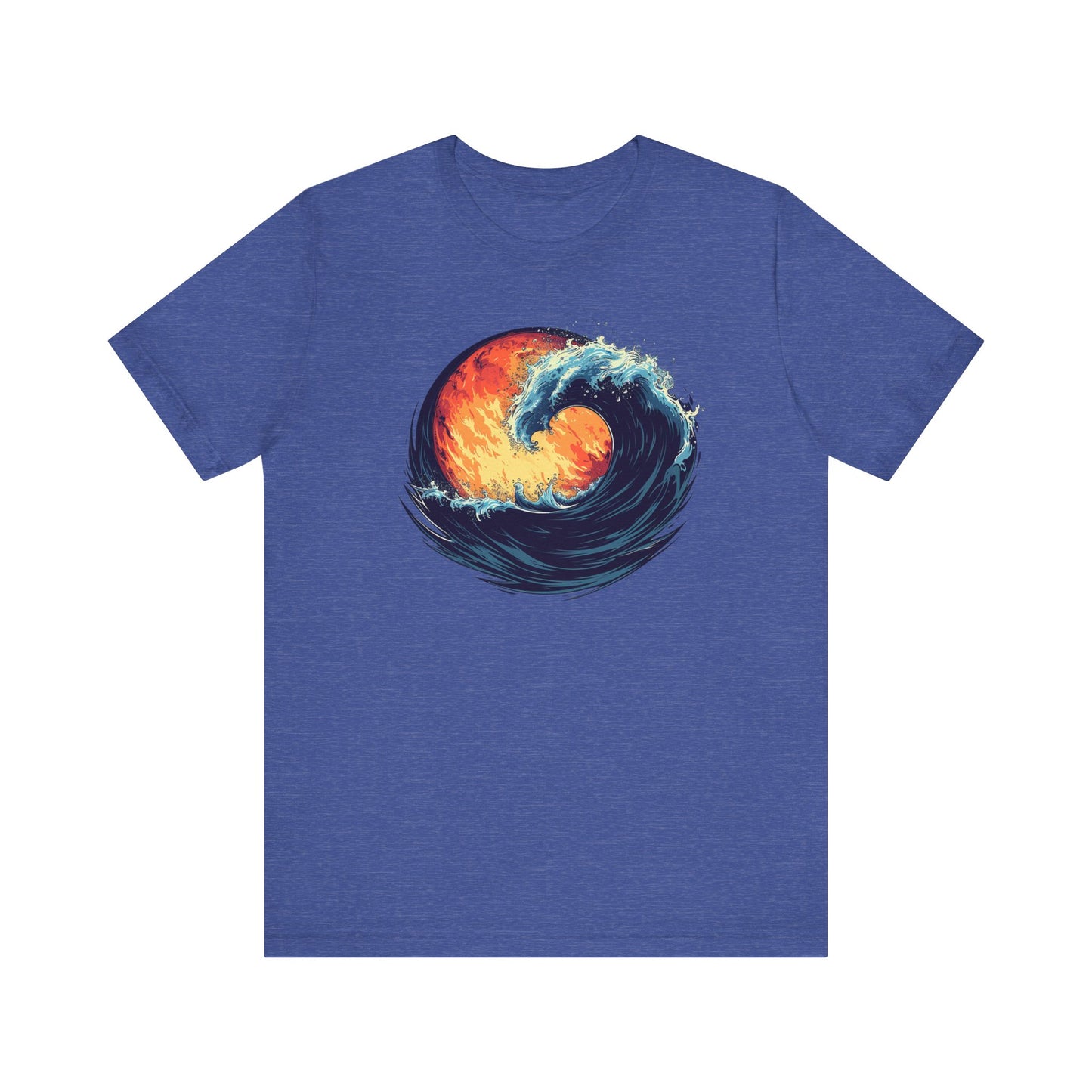 Ocean Fire Unisex Jersey Short Sleeve Tee