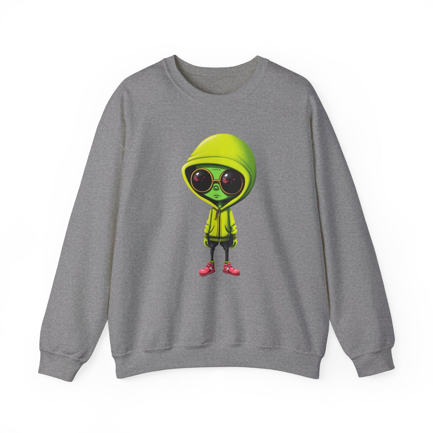 Hip Hop Alien Unisex Heavy Blend™ Crewneck Sweatshirt