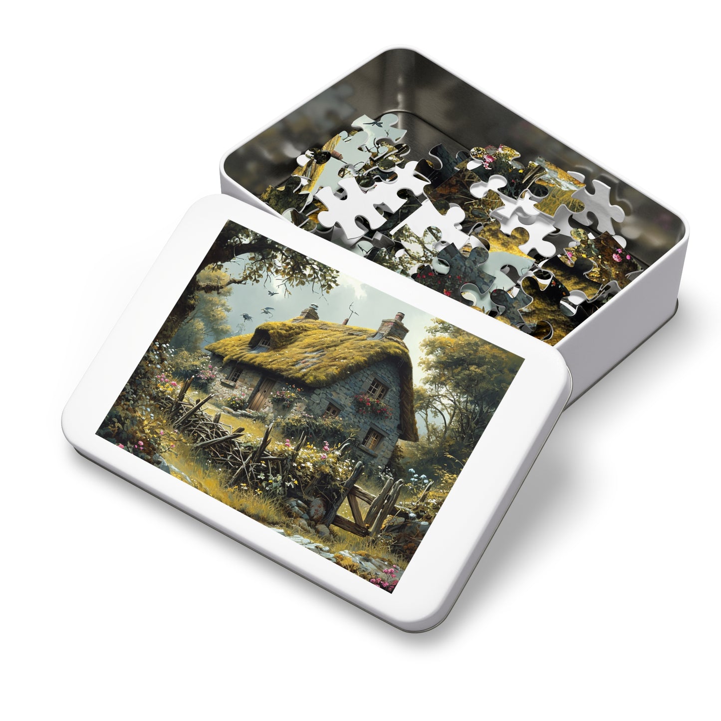 German Cottage Jigsaw Puzzle (30, 110, 252, 500,1000-Piece)