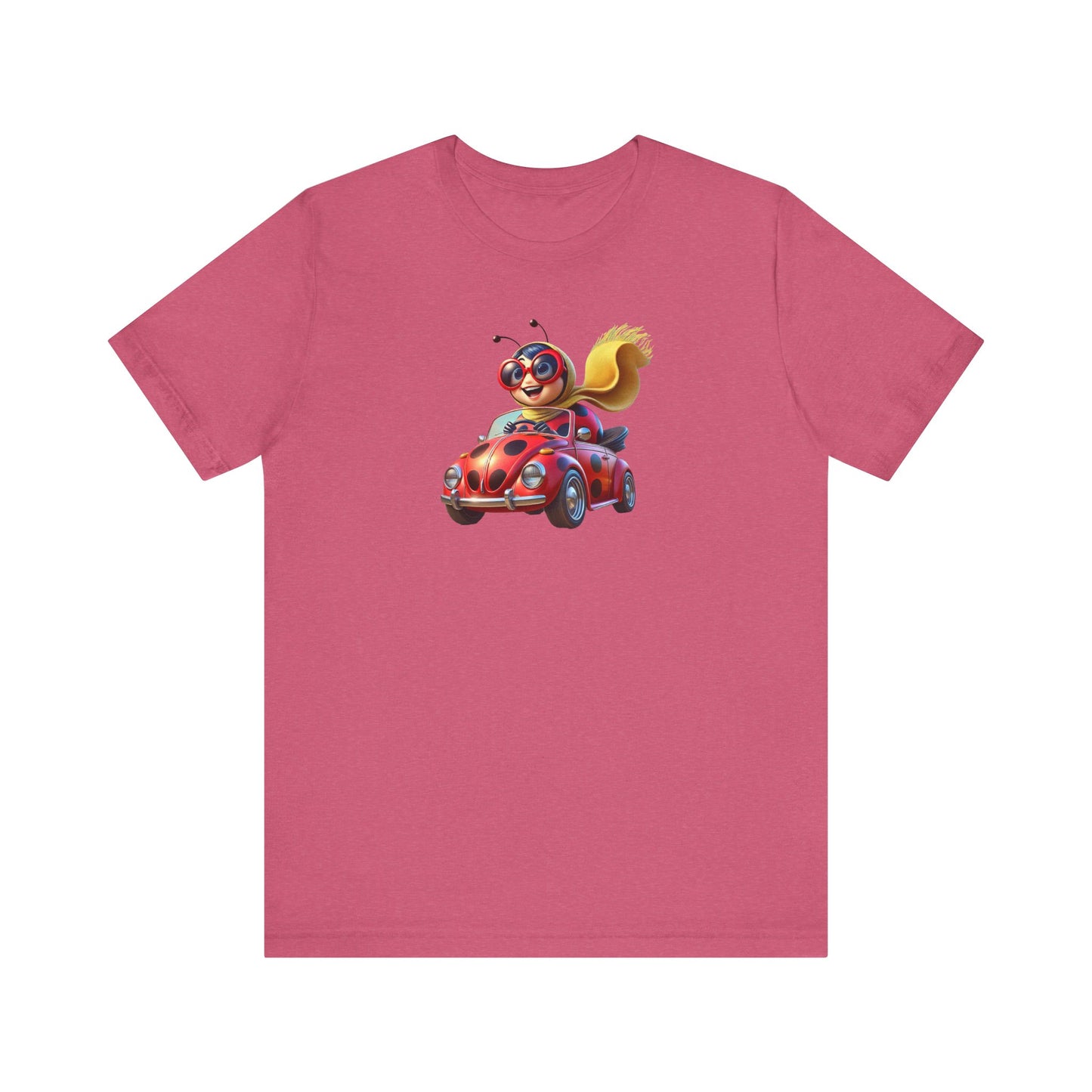 The Ladybug Goes Rogue! Unisex Tee - Perfect for Kids and Animal Lovers