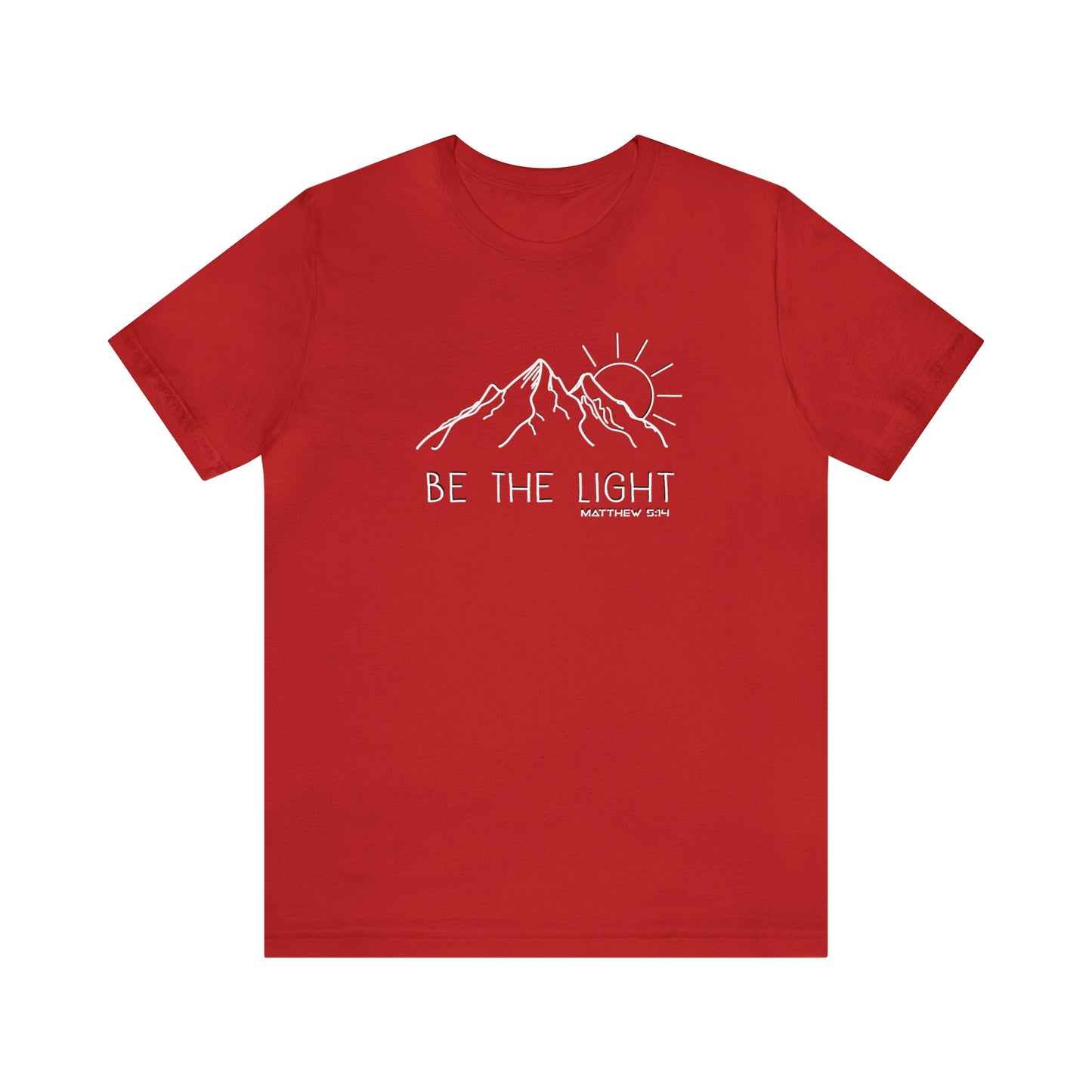 Be the Light Unisex Jersey Short Sleeve Tee