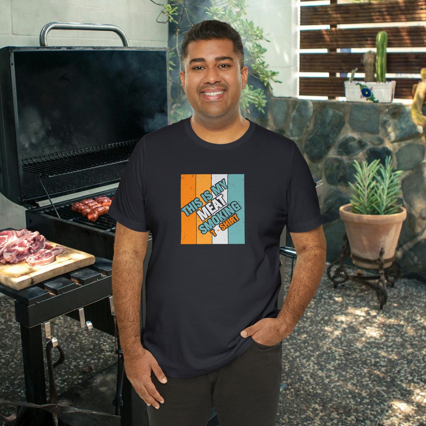 This is My Meat Smoking Tshirt Unisex Jersey Short Sleeve Tee