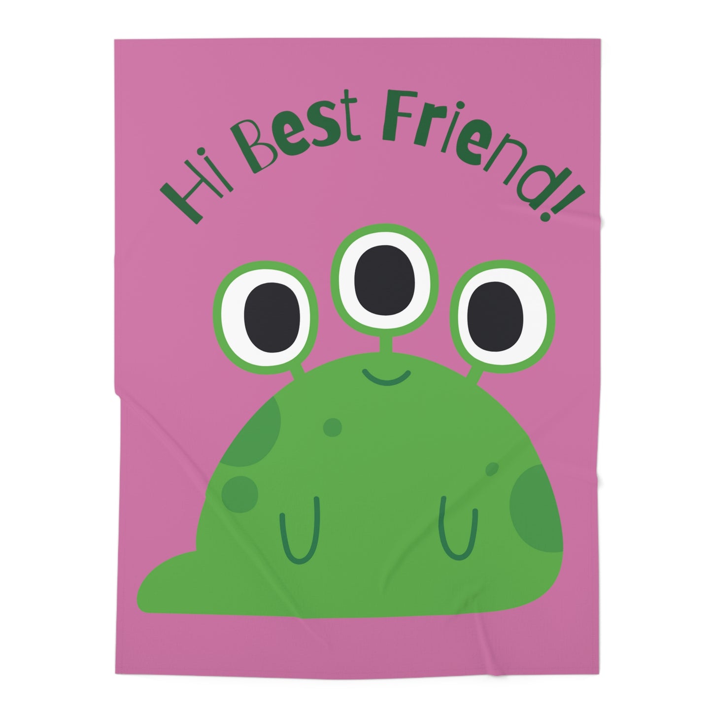 Hi Best Friend Baby Swaddle Blanket