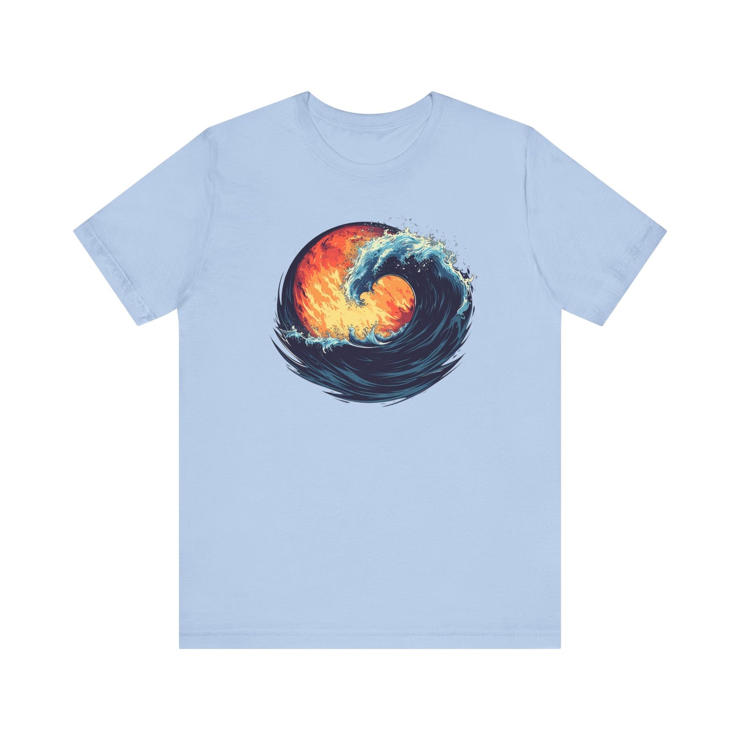 Ocean Fire Unisex Jersey Short Sleeve Tee