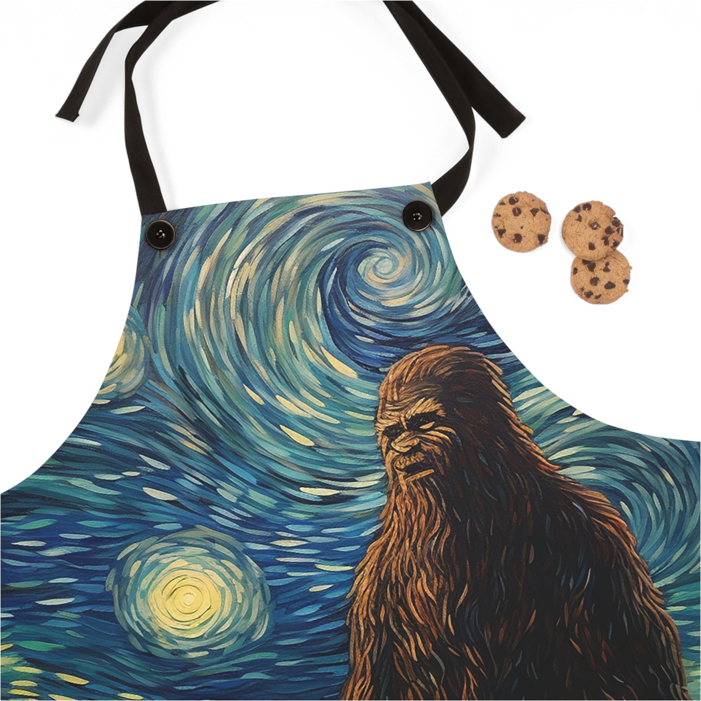 Big Foot Starry Night Apron