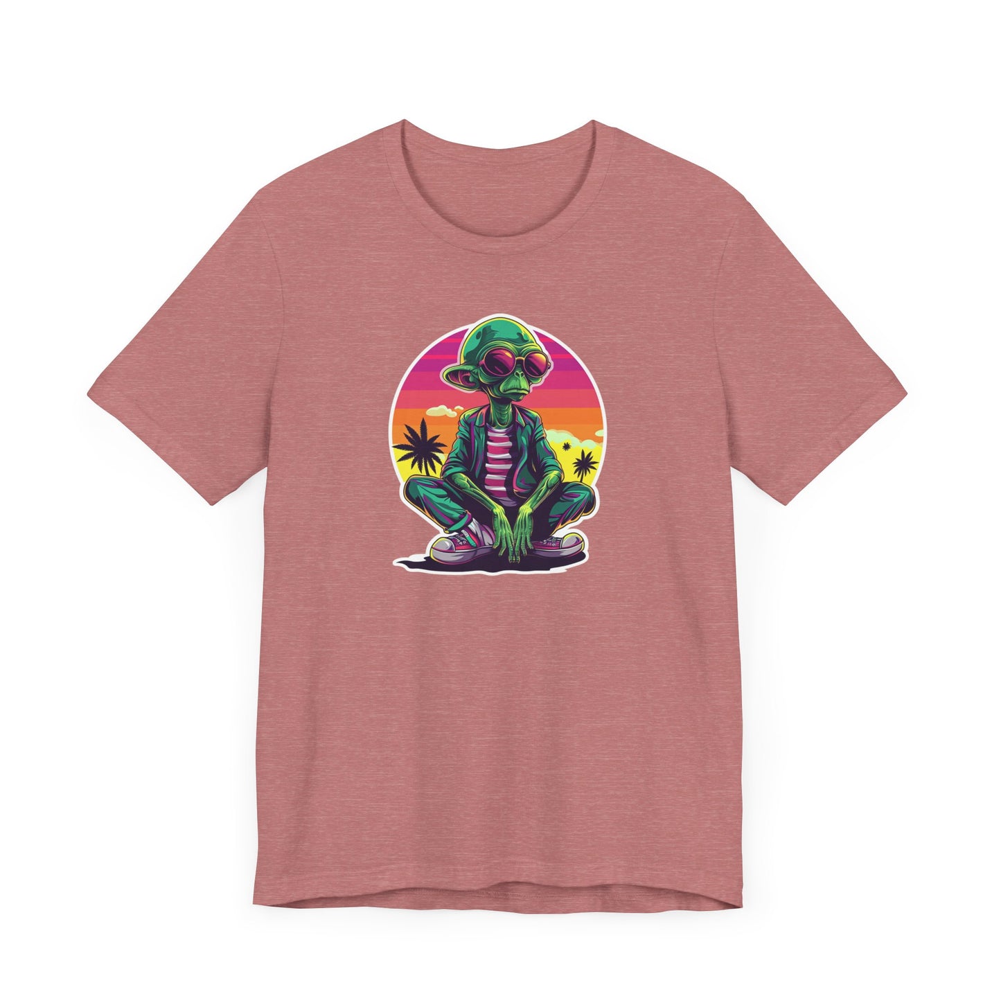 Retro Alien Unisex Jersey Short Sleeve Tee