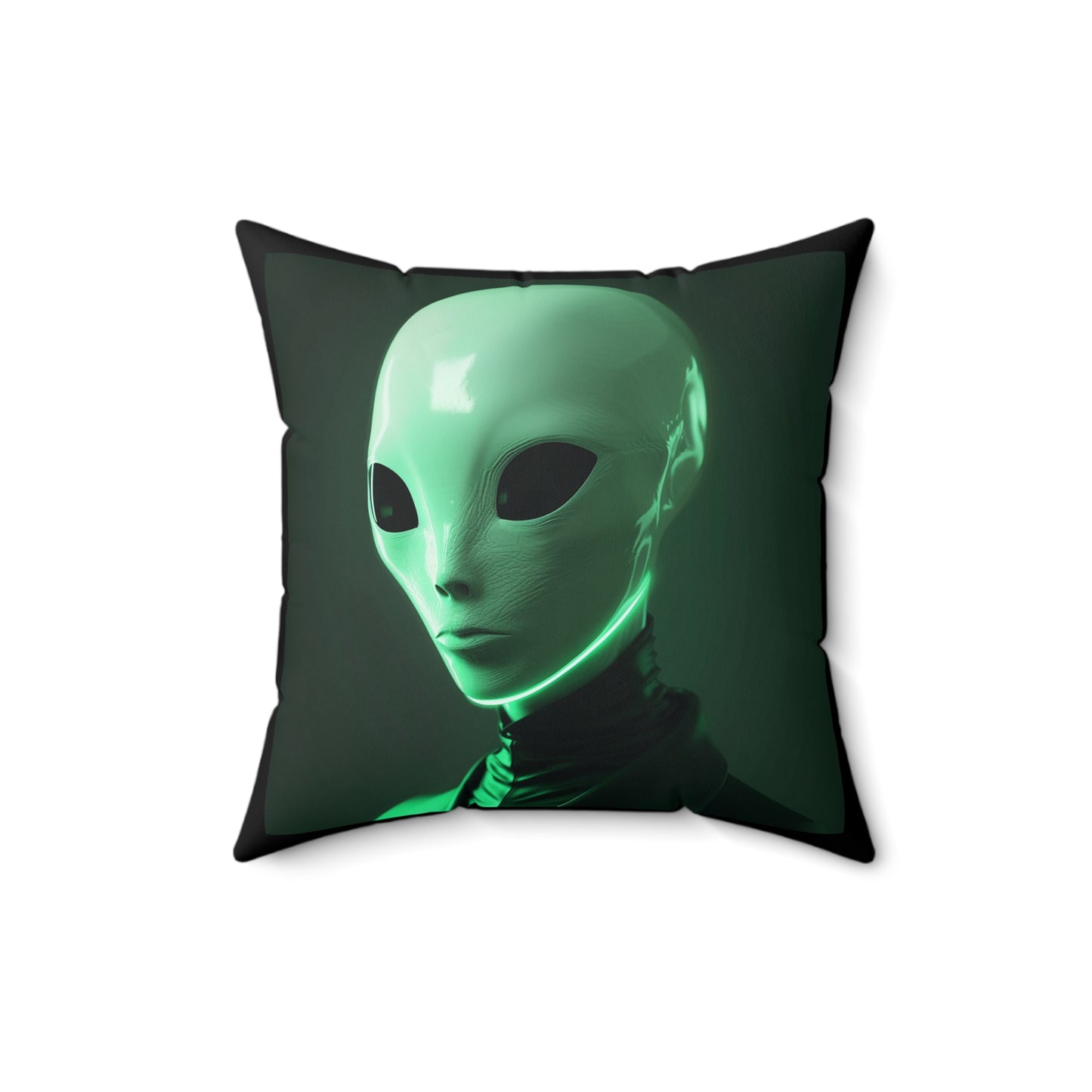 The Watcher Alien Spun Polyester Square Pillow