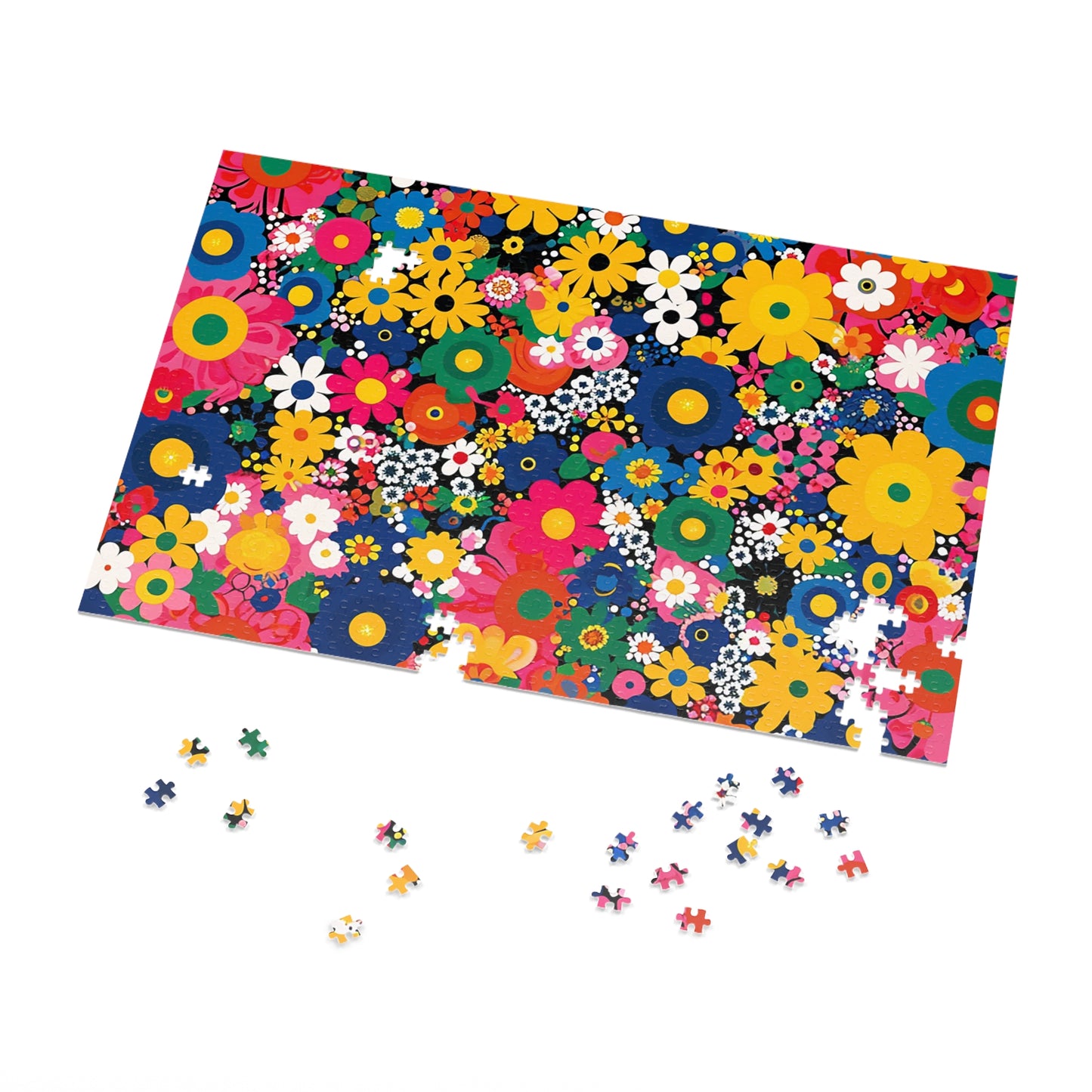 Kazumasa Nagai Style Floral Pattern Jigsaw Puzzle (30, 110, 252, 500,1000-Piece)