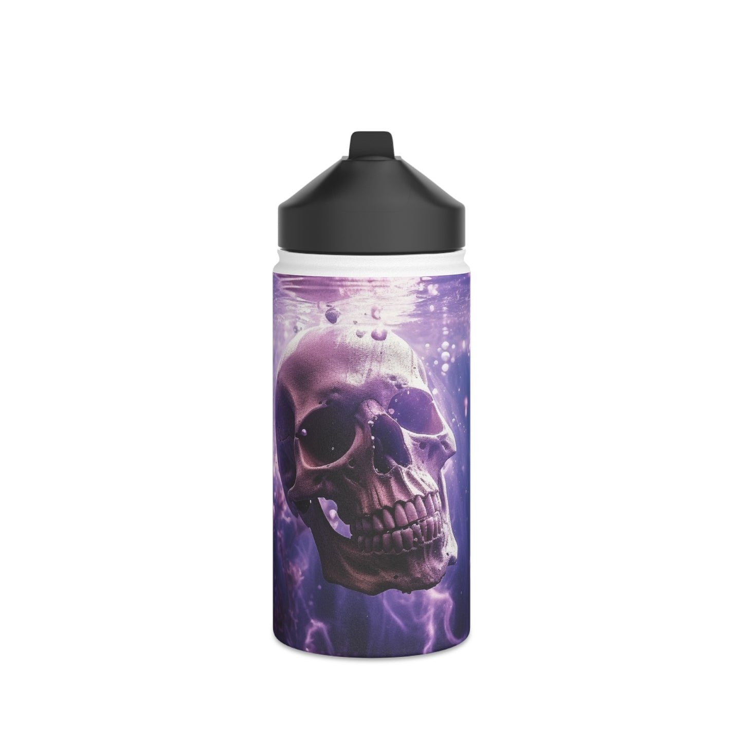 Skull in Water! Stainless Steel Water Bottle, Standard Lid