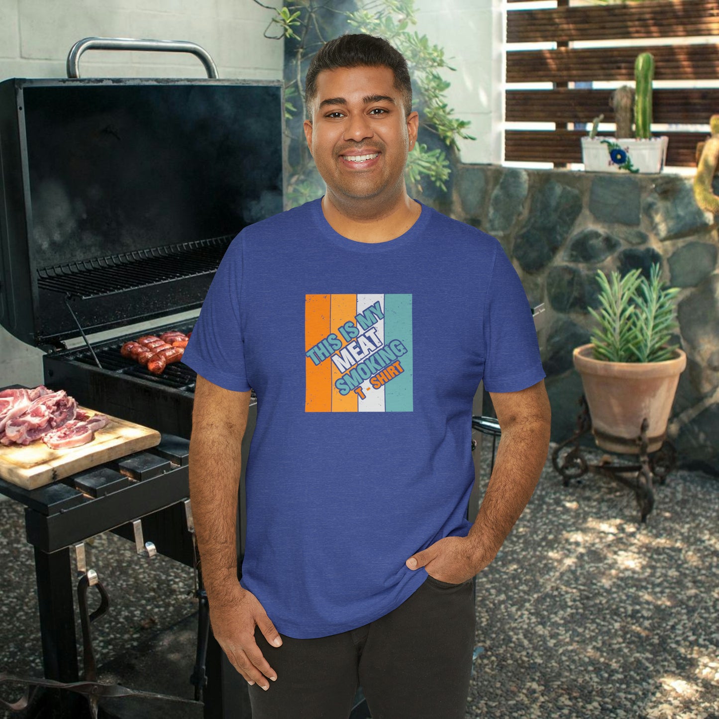 This is My Meat Smoking Tshirt Unisex Jersey Short Sleeve Tee