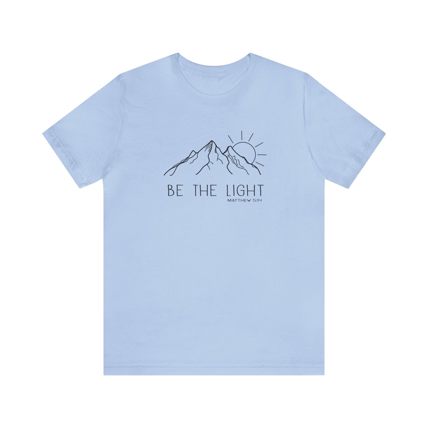 Be the Light Unisex Jersey Short Sleeve Tee