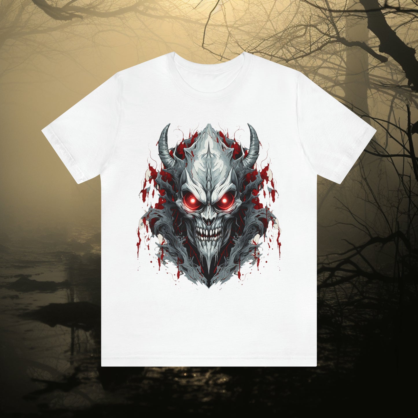 Halloween Devil Unisex Jersey Short Sleeve Tee