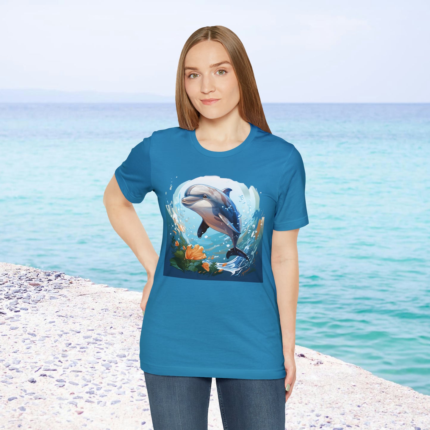 The Malloy Dolphin Collection Jersey Short Sleeve Tee