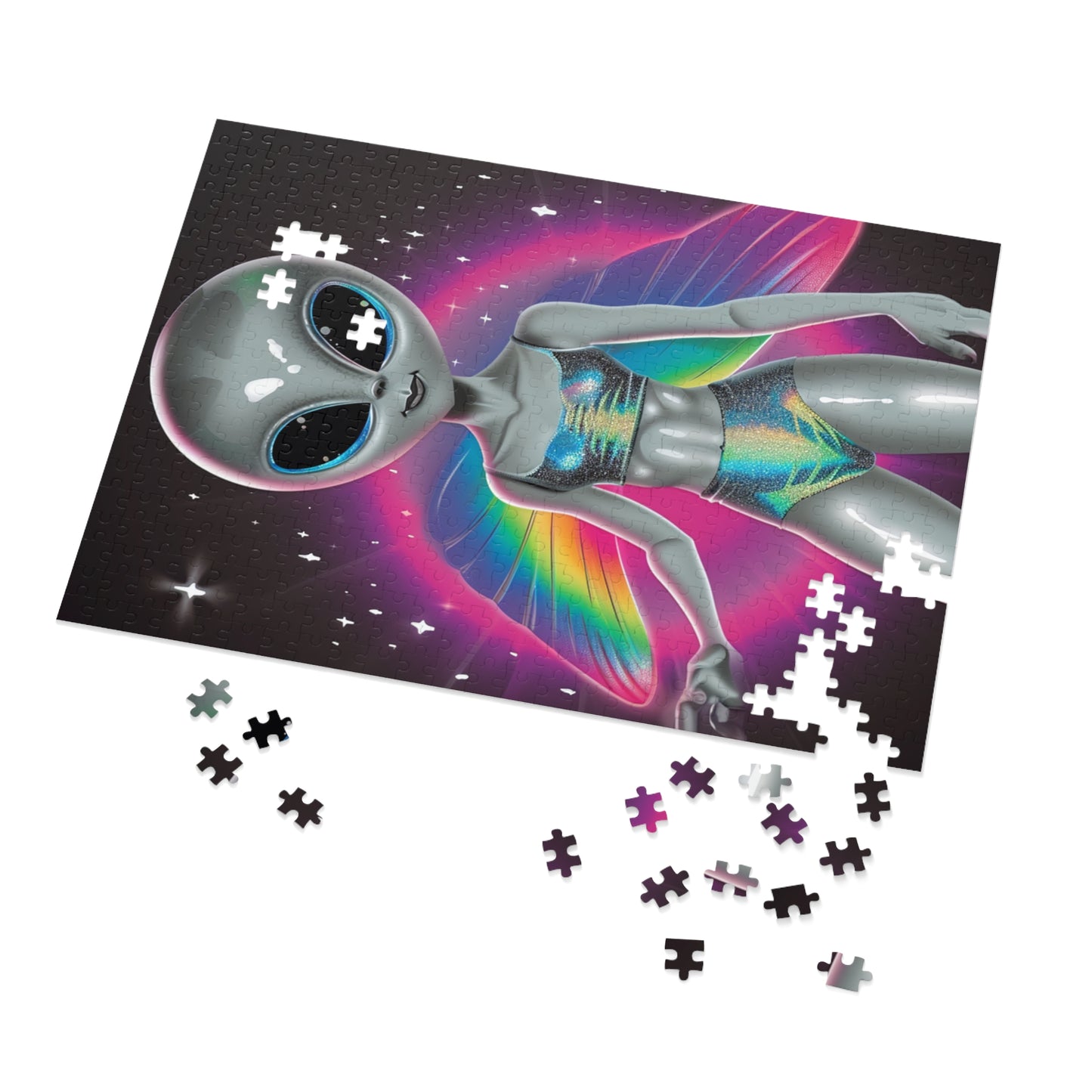 Alien Disco Queen Jigsaw Puzzle (30, 110, 252, 500-Piece)