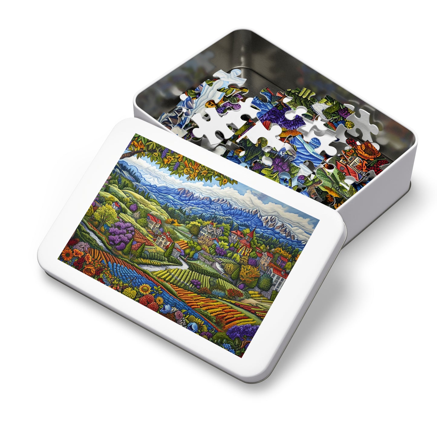 Colorful Landscape Jigsaw Puzzle (30, 110, 252, 500,1000-Piece)