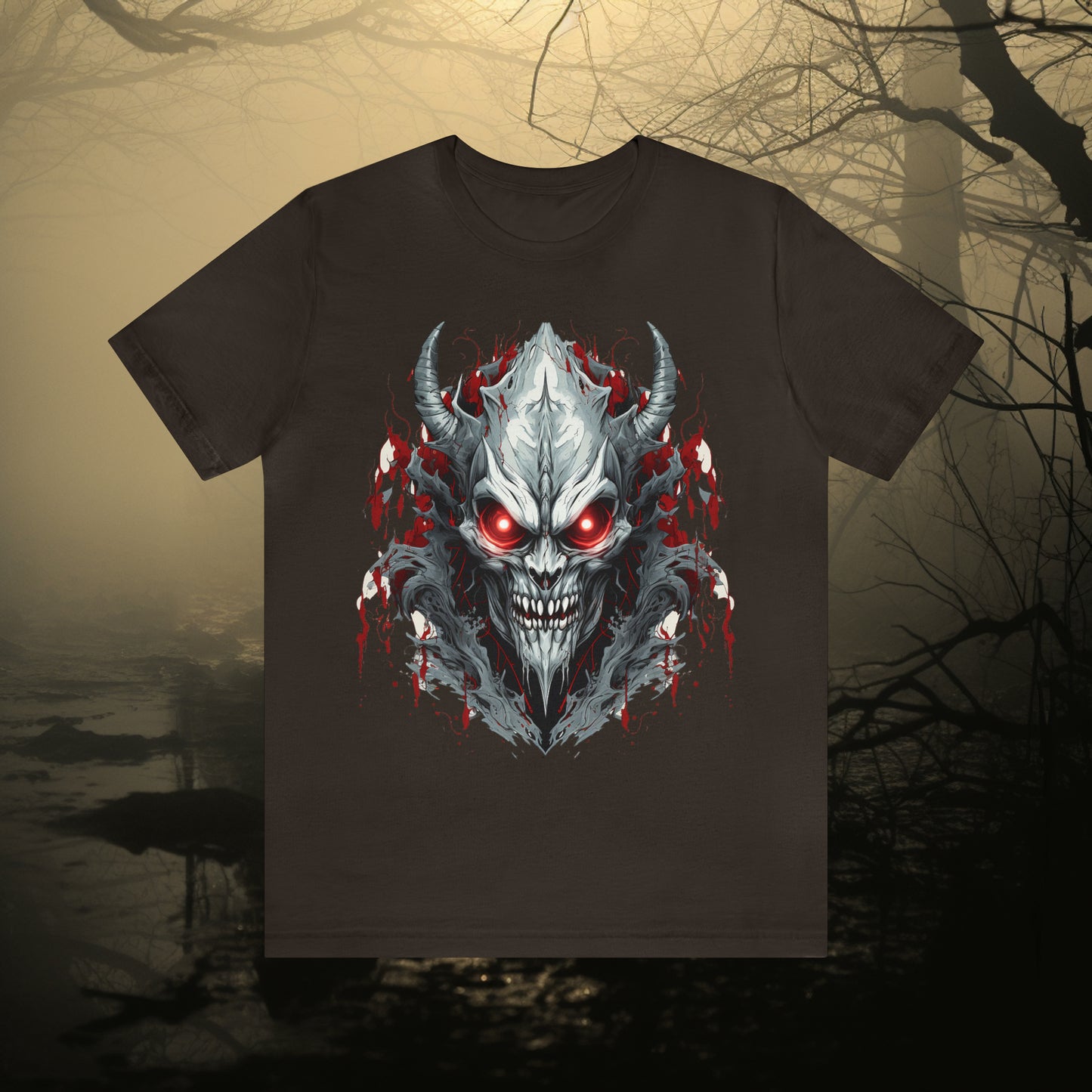 Halloween Devil Unisex Jersey Short Sleeve Tee