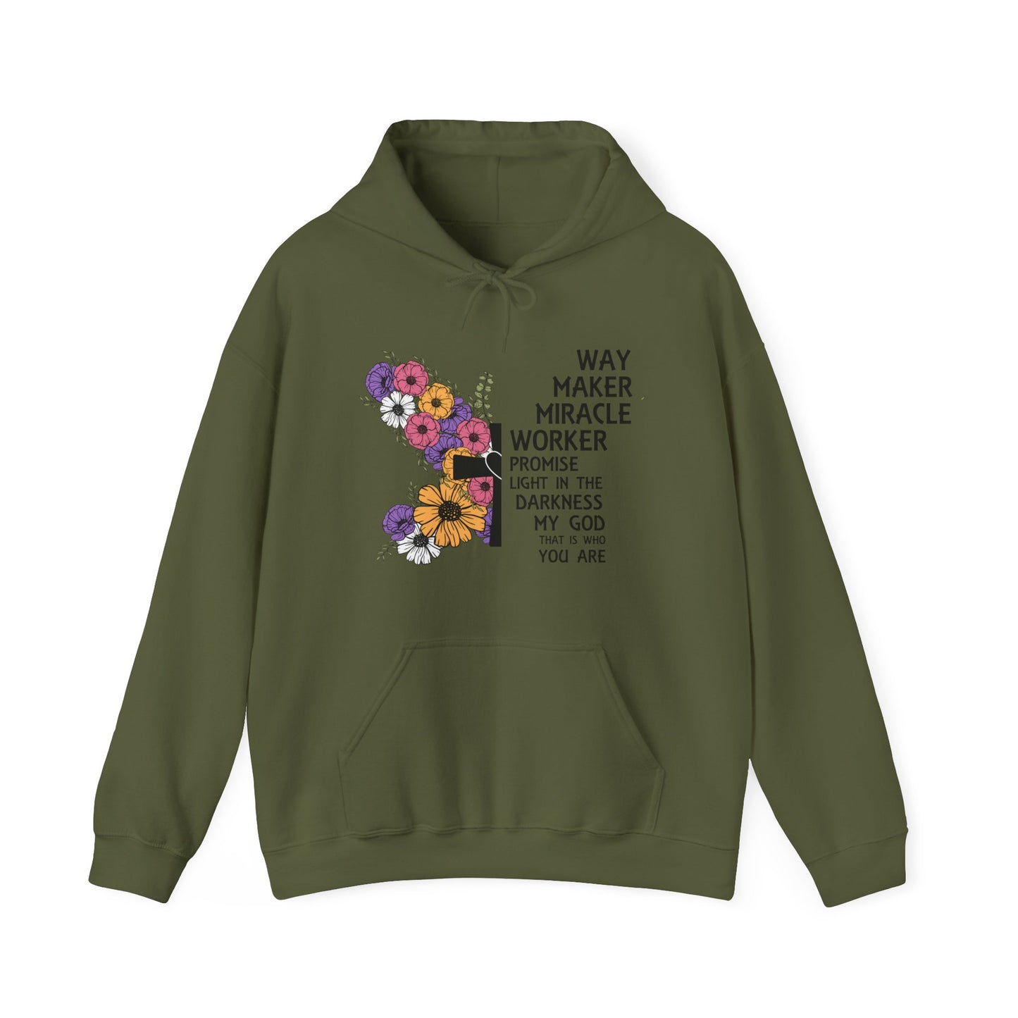 Way Maker Miracle Worker Unisex Heavy Blend™ Hooded Sweatshirt