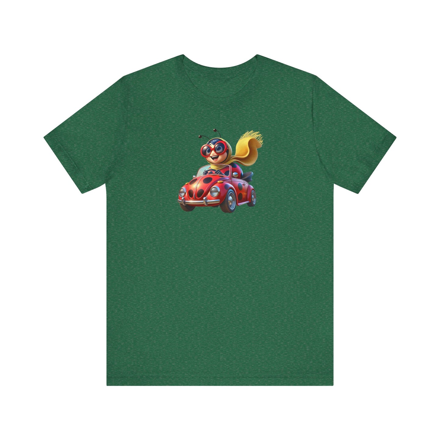 The Ladybug Goes Rogue! Unisex Tee - Perfect for Kids and Animal Lovers