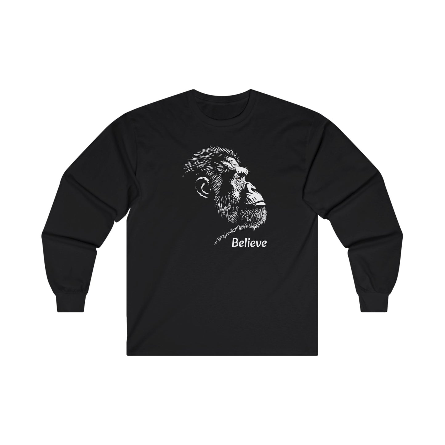 Believe in Big Foot Unisex Long Sleeve Tee