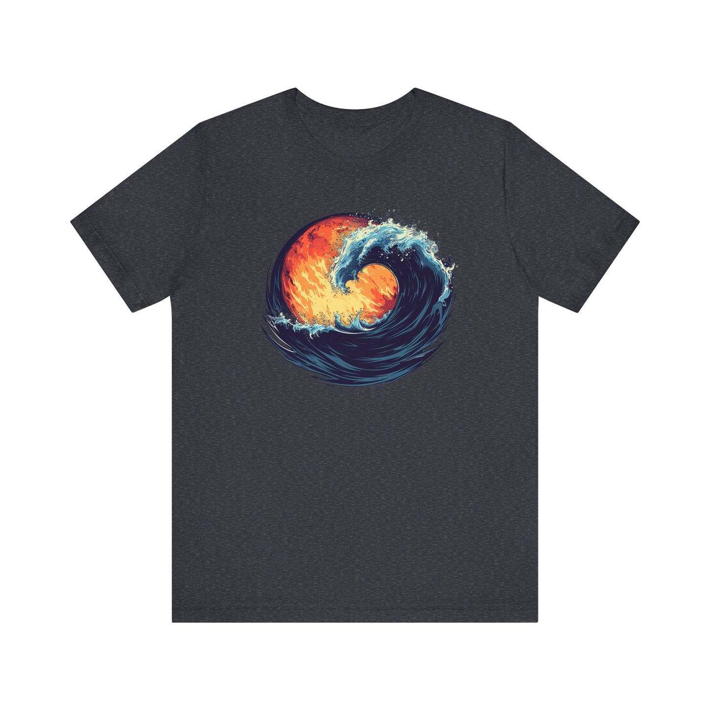 Ocean Fire Unisex Jersey Short Sleeve Tee