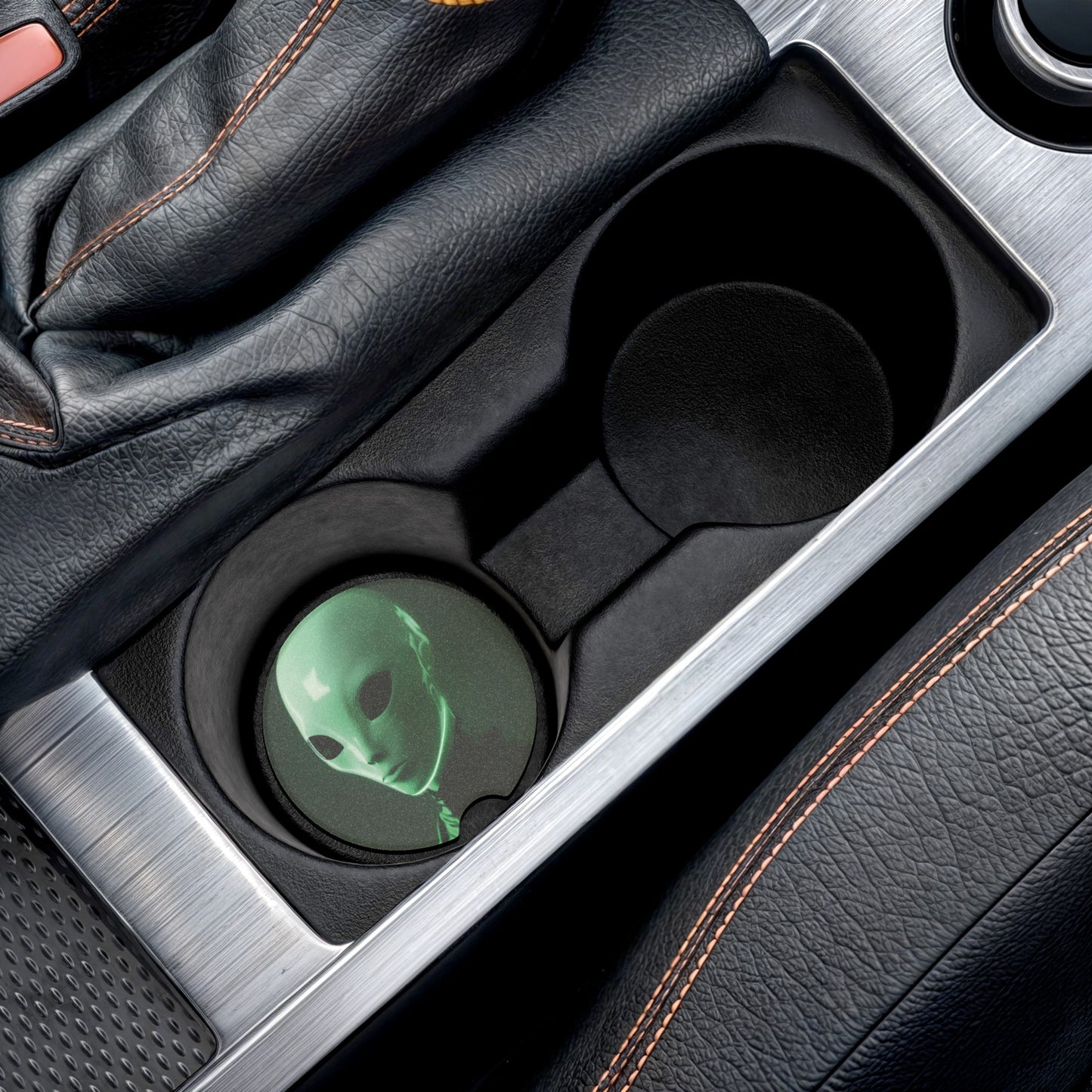 The Watcher Alien Soapstone Car Coaster