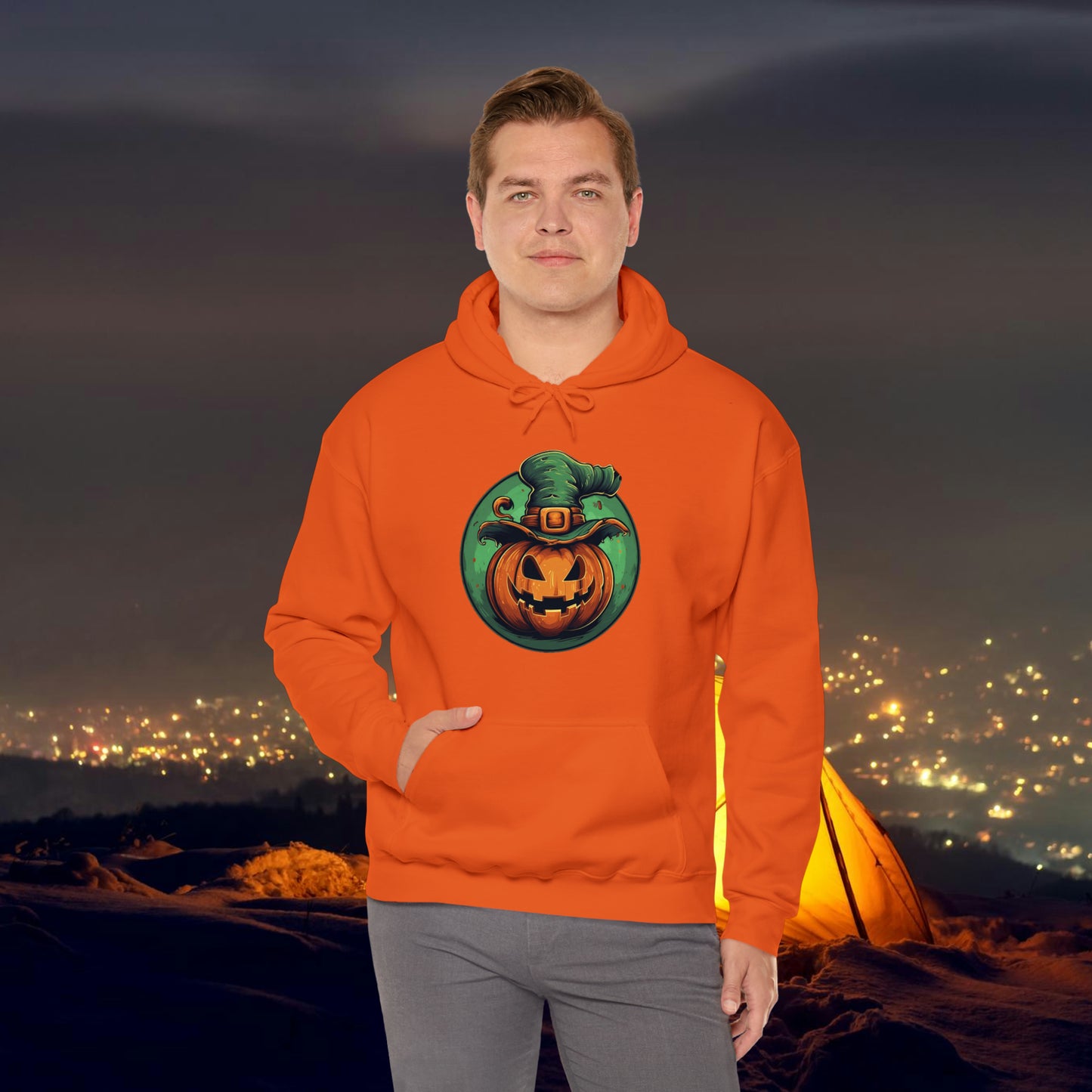 Pumpkin Head Hooded Sweatshirt