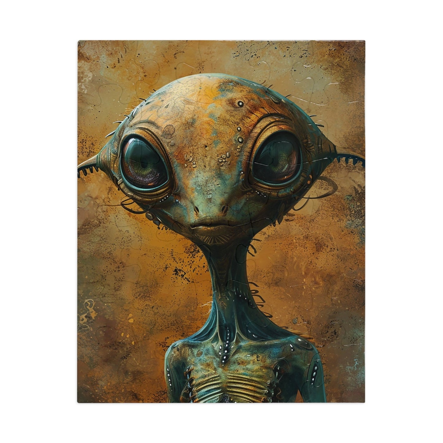 Aging Alien Jigsaw Puzzle (30, 110, 252, 500,1000-Piece)